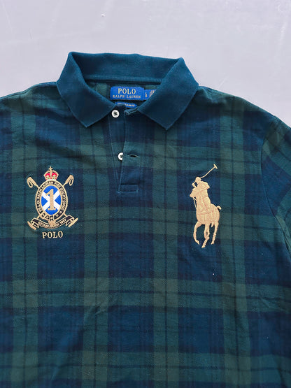 Polo Ralph Lauren Vintage *PLAID* Polo-Shirt | L