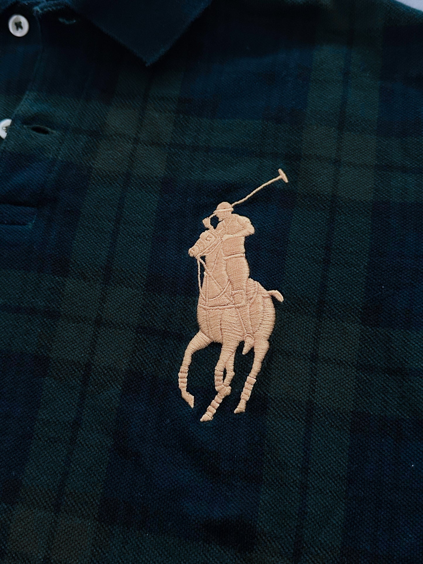 Polo Ralph Lauren Vintage *PLAID* Polo-Shirt | L