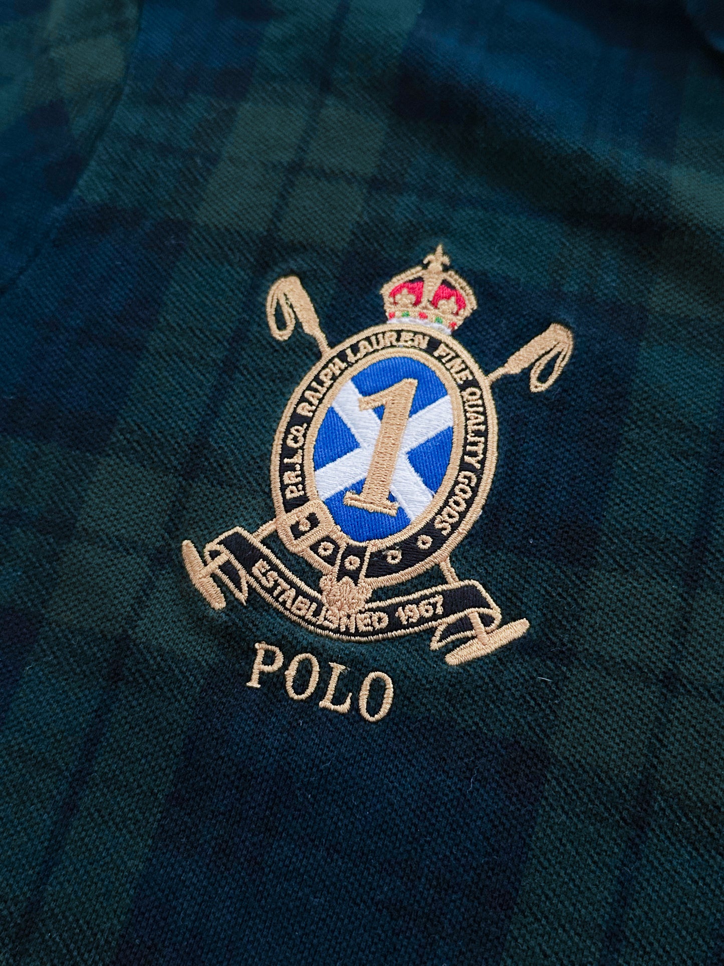 Polo Ralph Lauren Vintage *PLAID* Polo-Shirt | L