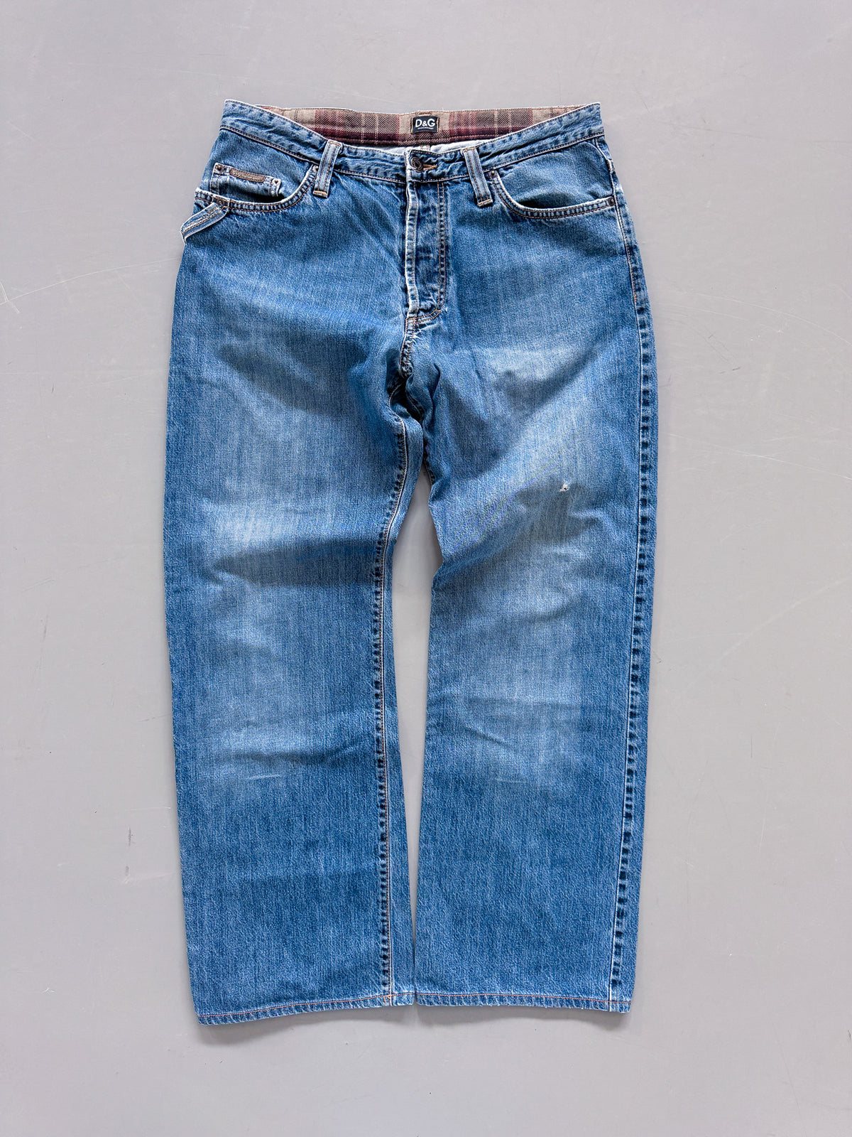 Dolce & Gabbana Vintage Y2k Staight-Fit Jeans | M