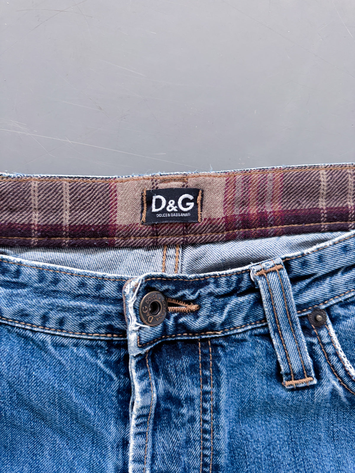 Dolce & Gabbana Vintage Y2k Staight-Fit Jeans | M