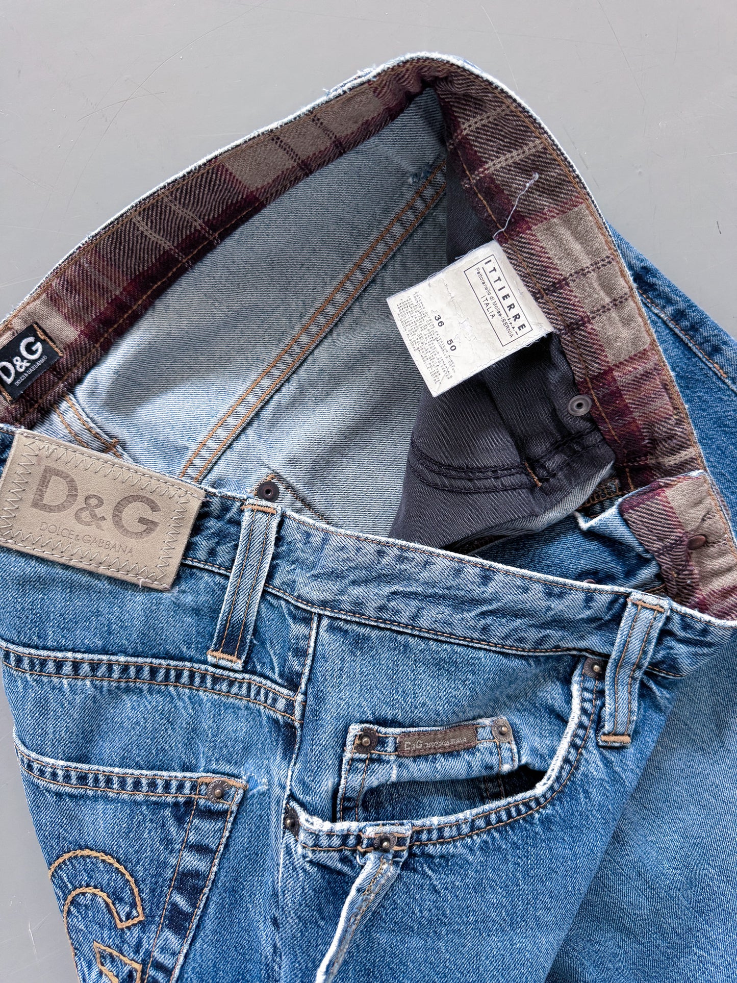 Dolce & Gabbana Vintage Y2k Staight-Fit Jeans | M