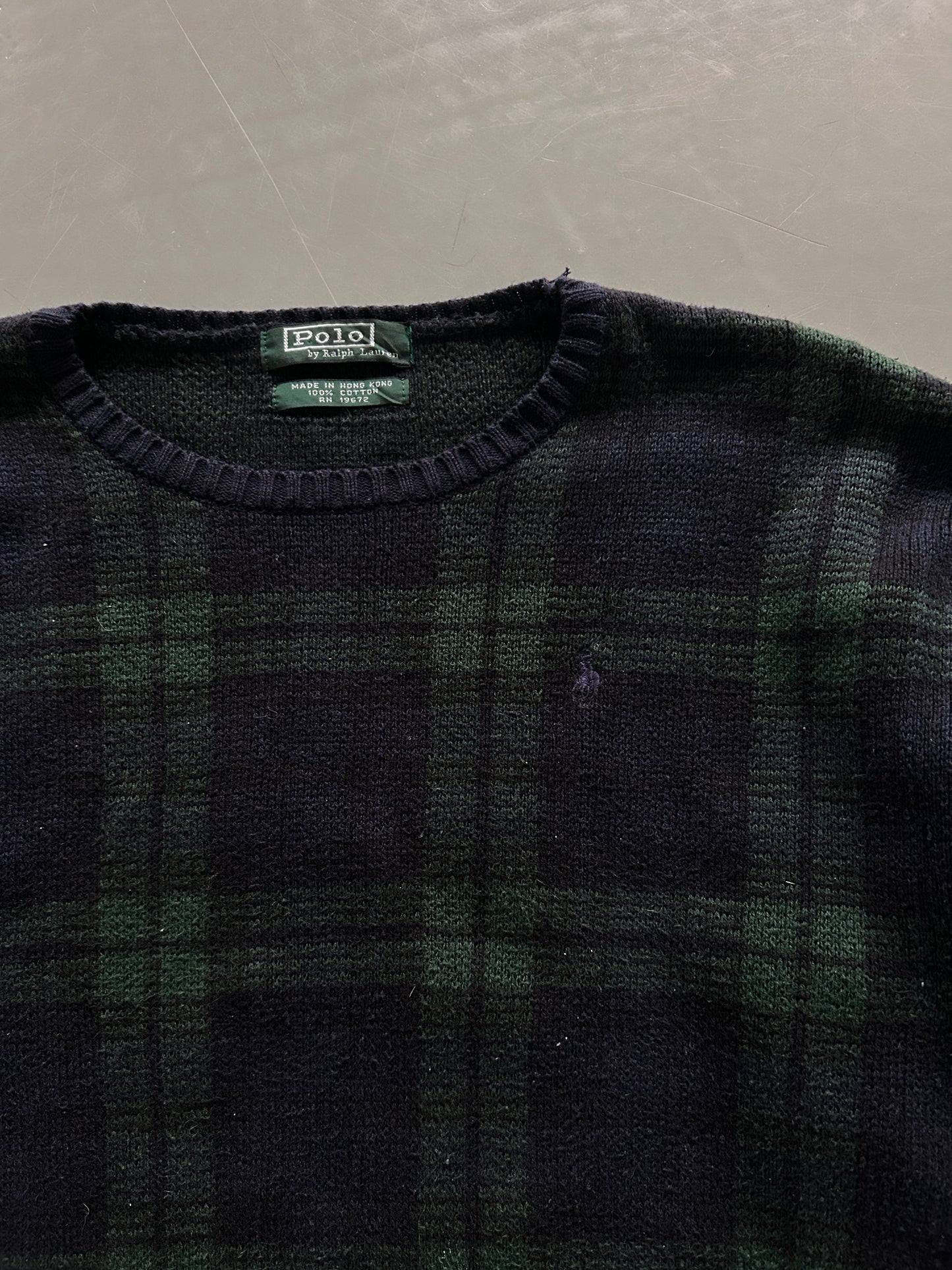 Polo Ralph Lauren Vintage *PLAID* Pullover | M