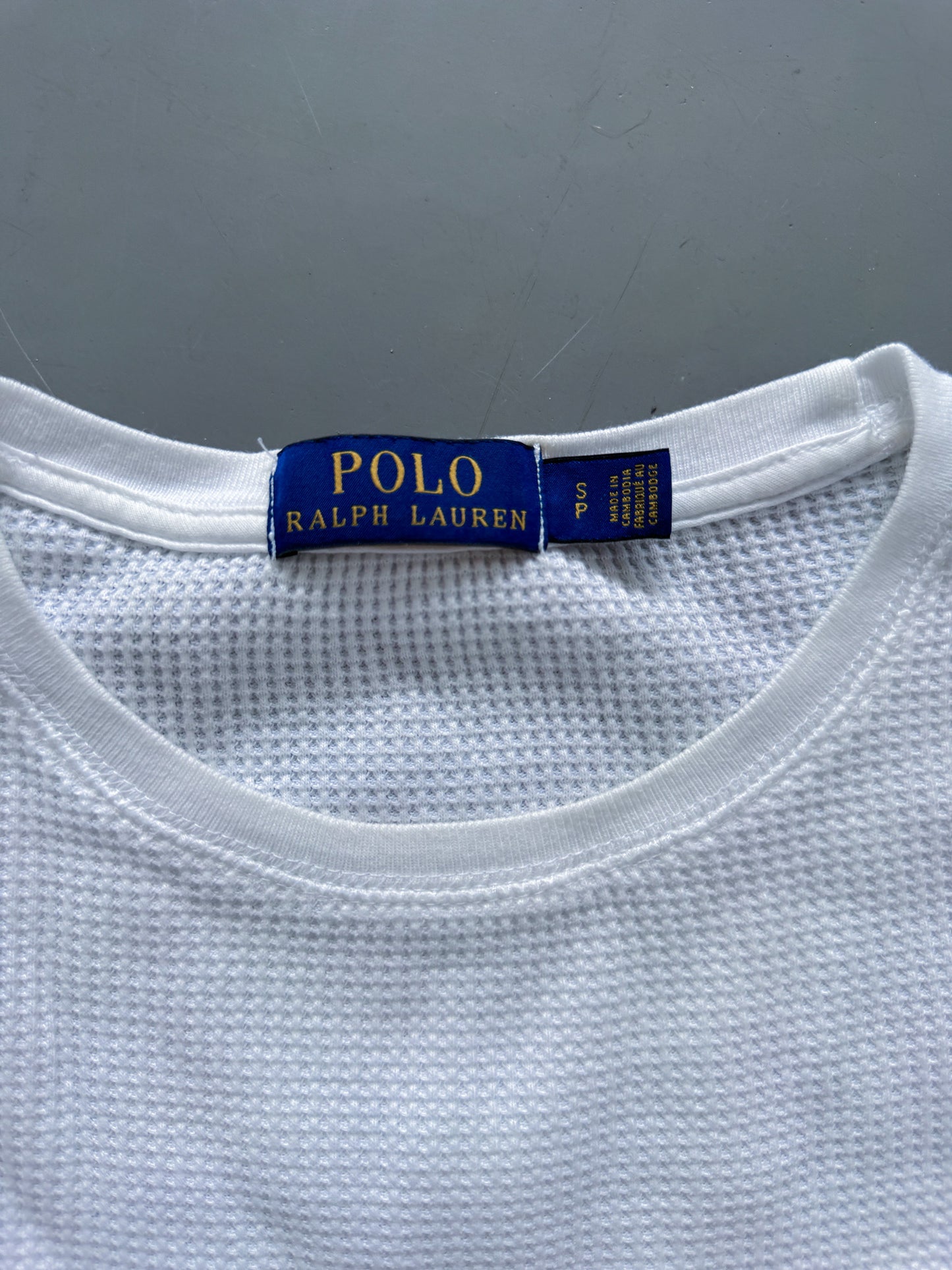 Polo Ralph Lauren Waffle Vintage Pullover / Longsleeve | S