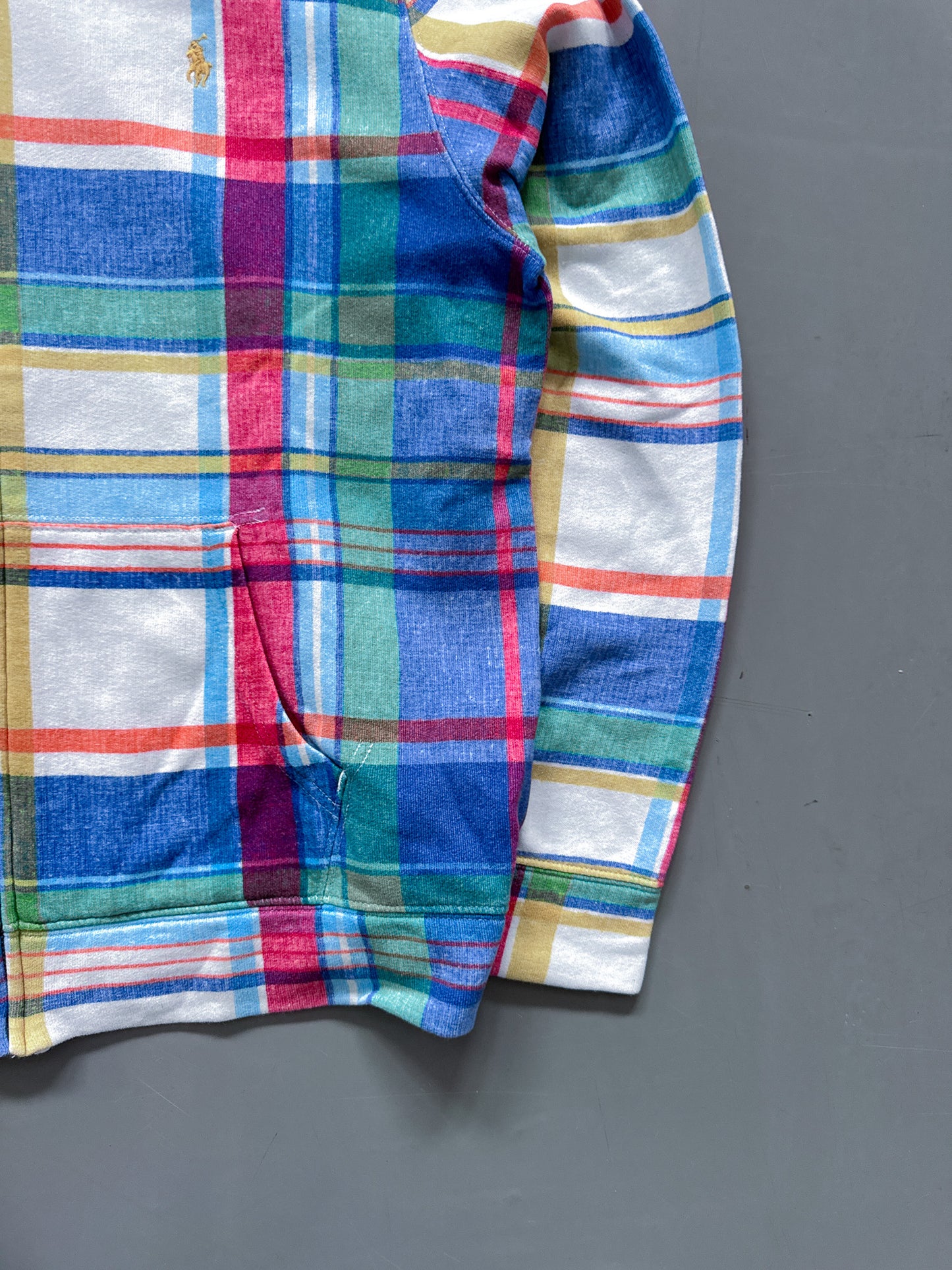 Polo Ralph Lauren Vintage *Plaid* Sweatjacke | S