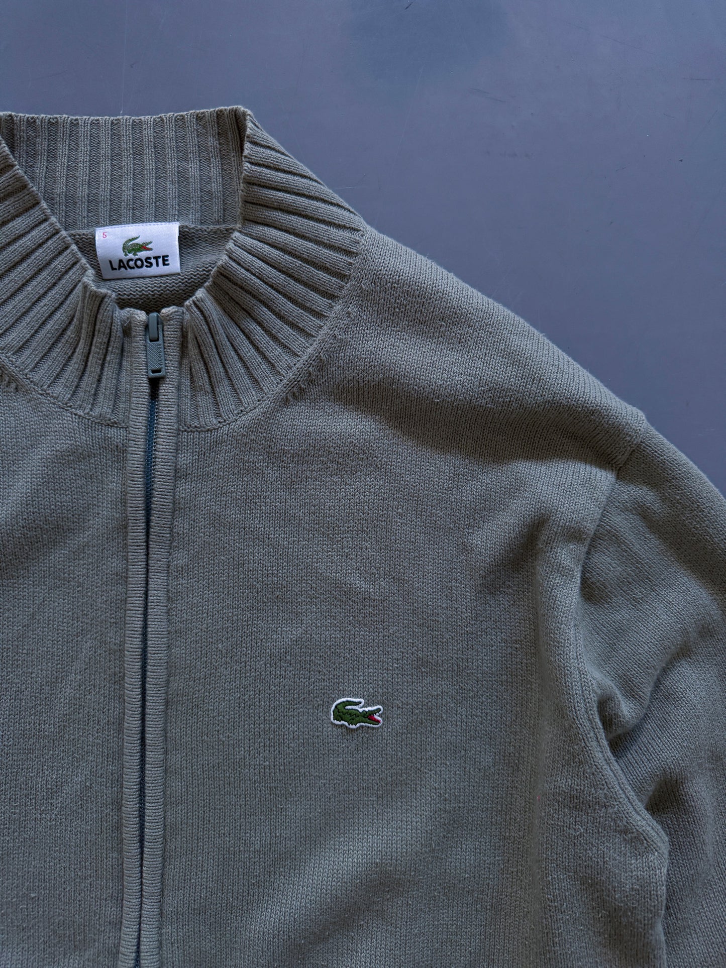 Lacoste Vintage *EVIAN* Strickjacke | L