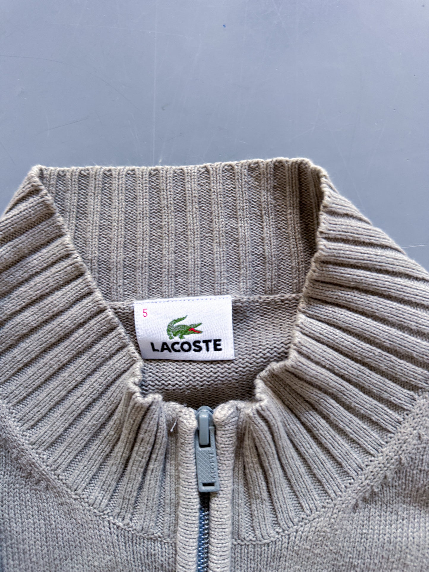 Lacoste Vintage *EVIAN* Strickjacke | L