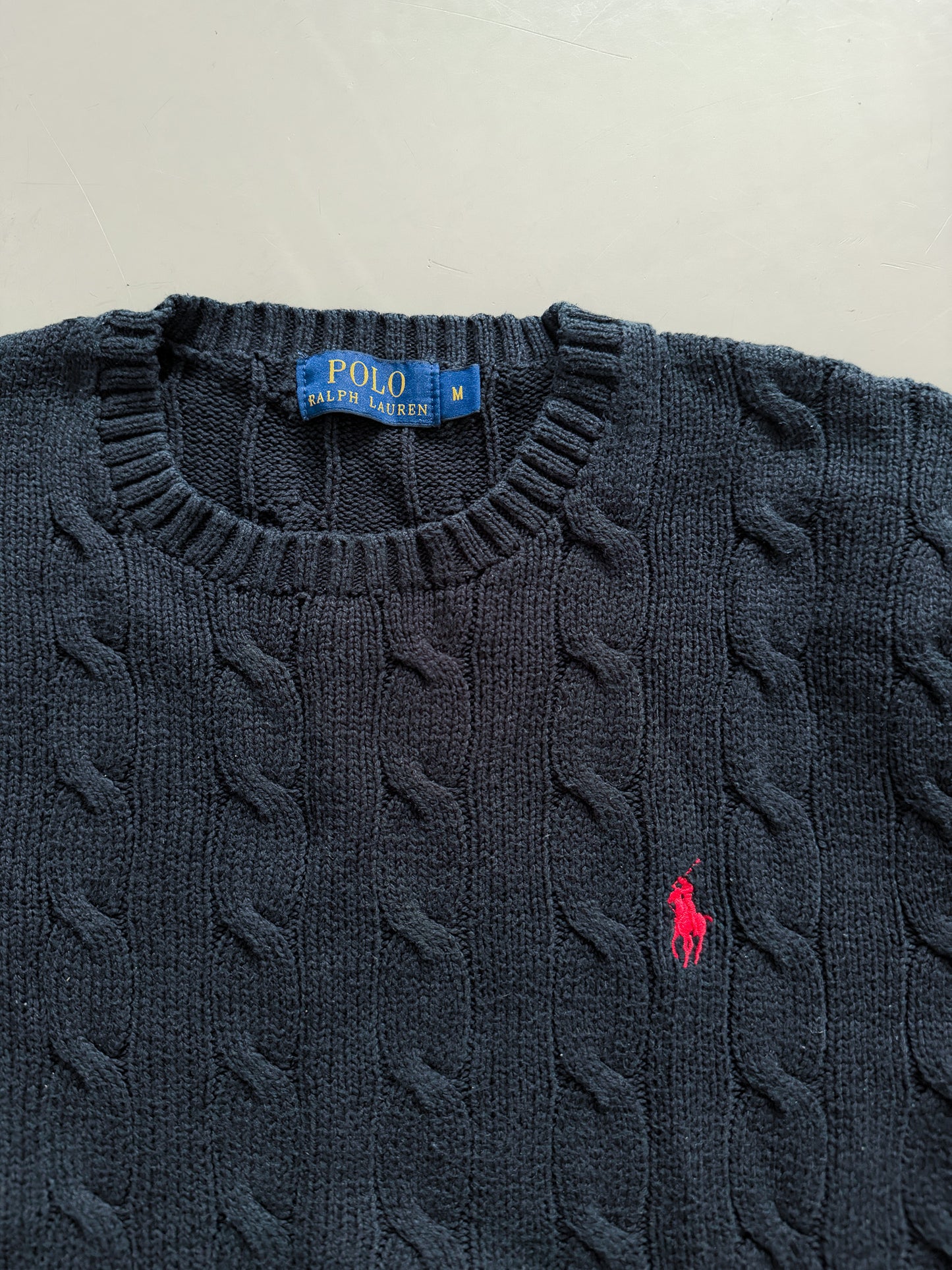 Polo Ralph Lauren *Cable Knit* Vintage Pullover | M