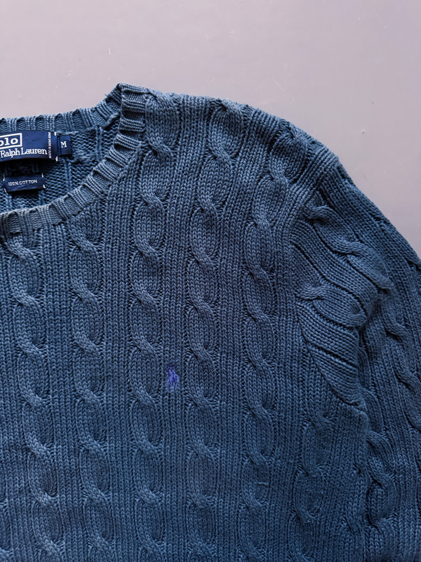 Polo Ralph Lauren Vintage *Cable Knit* Pullover | M