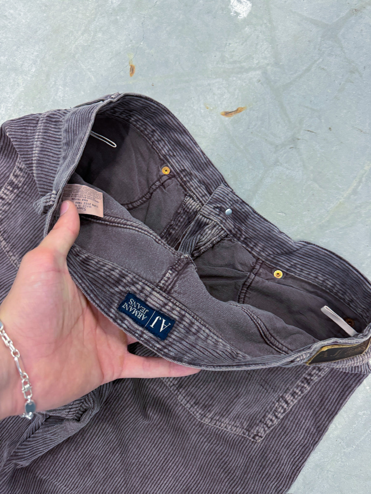 Emporio Armani Vintage Cord Jeans | Fittet M