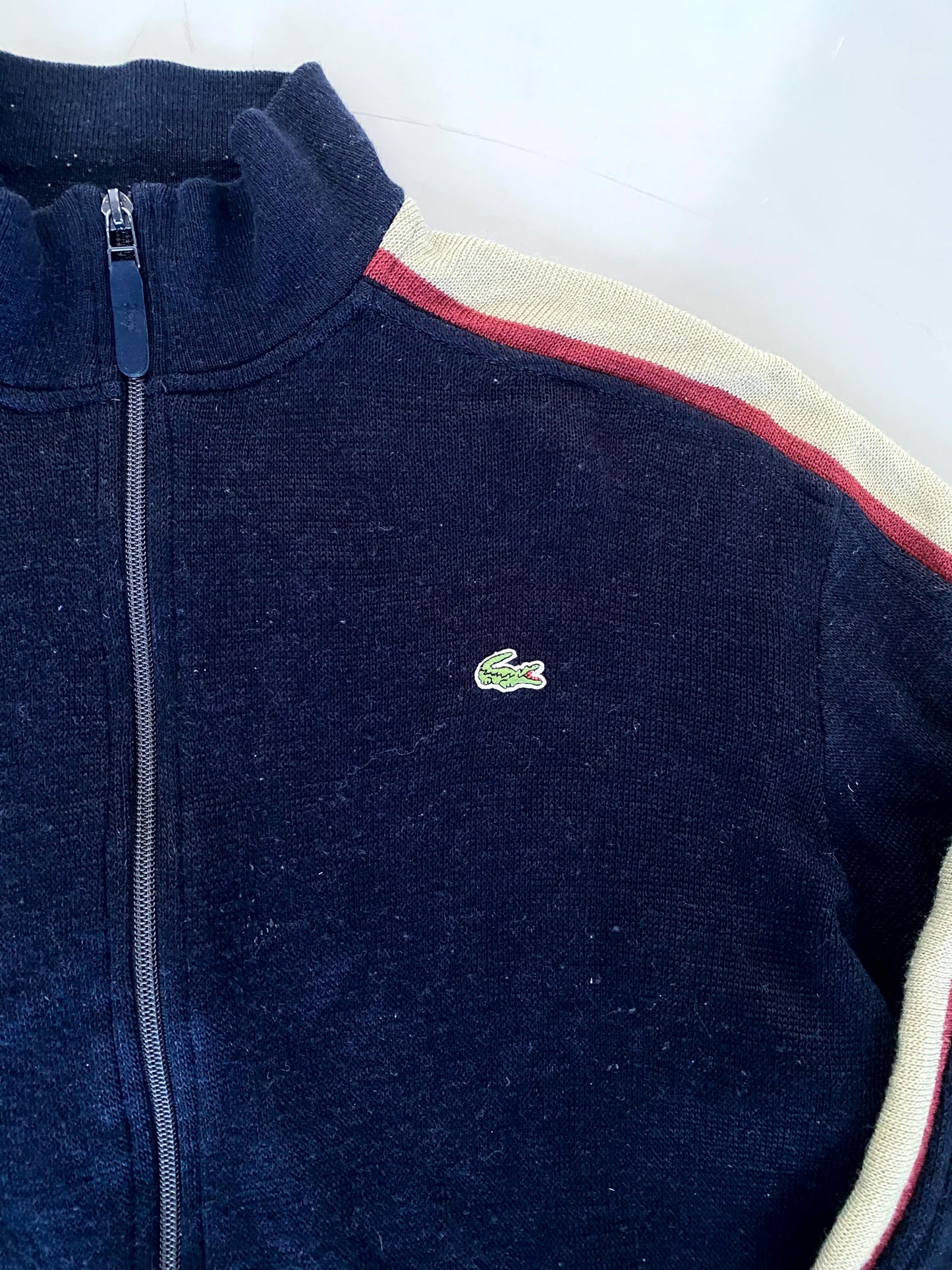Vintage Lacoste Strickjacke | S