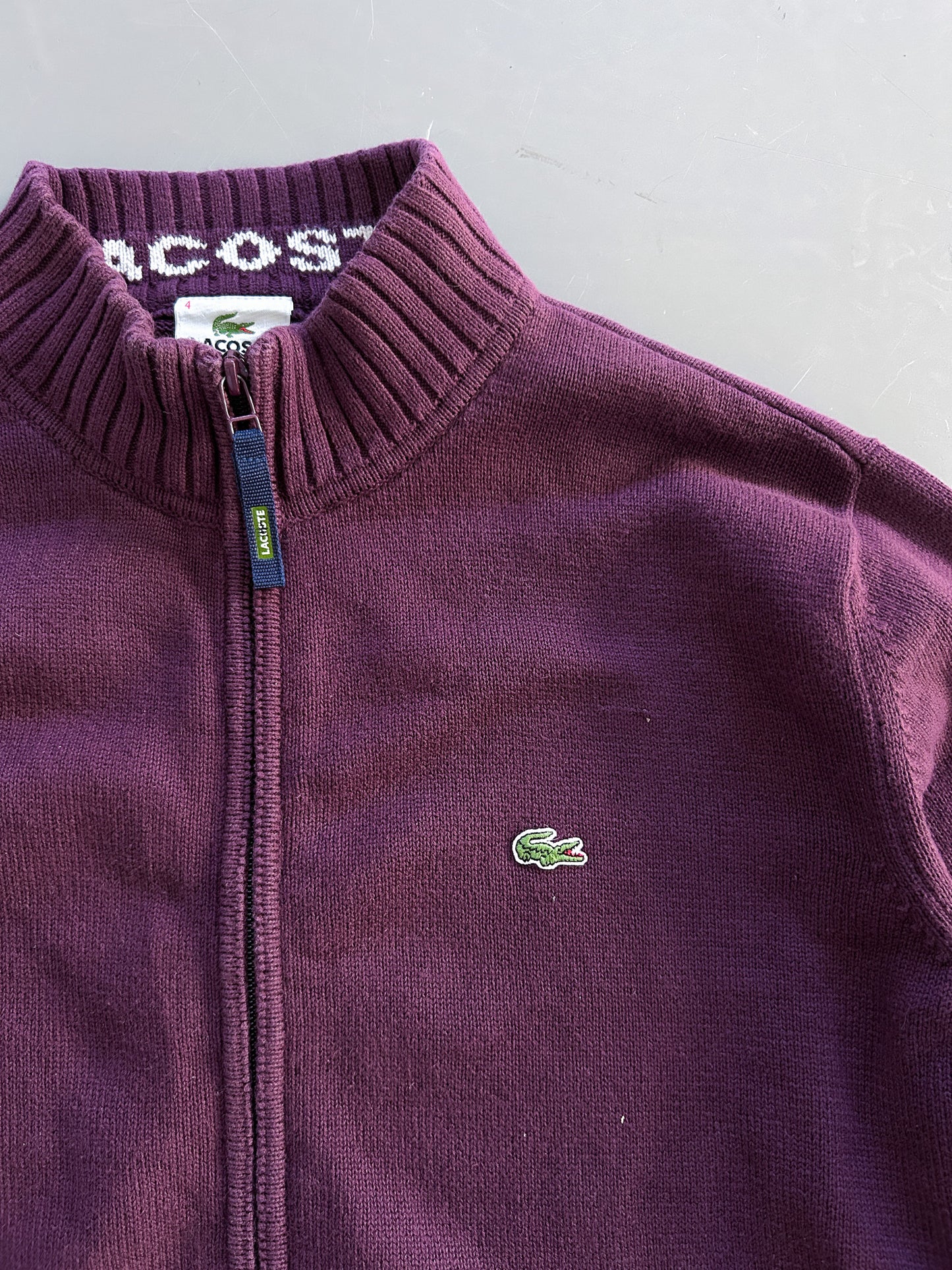 Lacoste Vintage Strickjacke | M