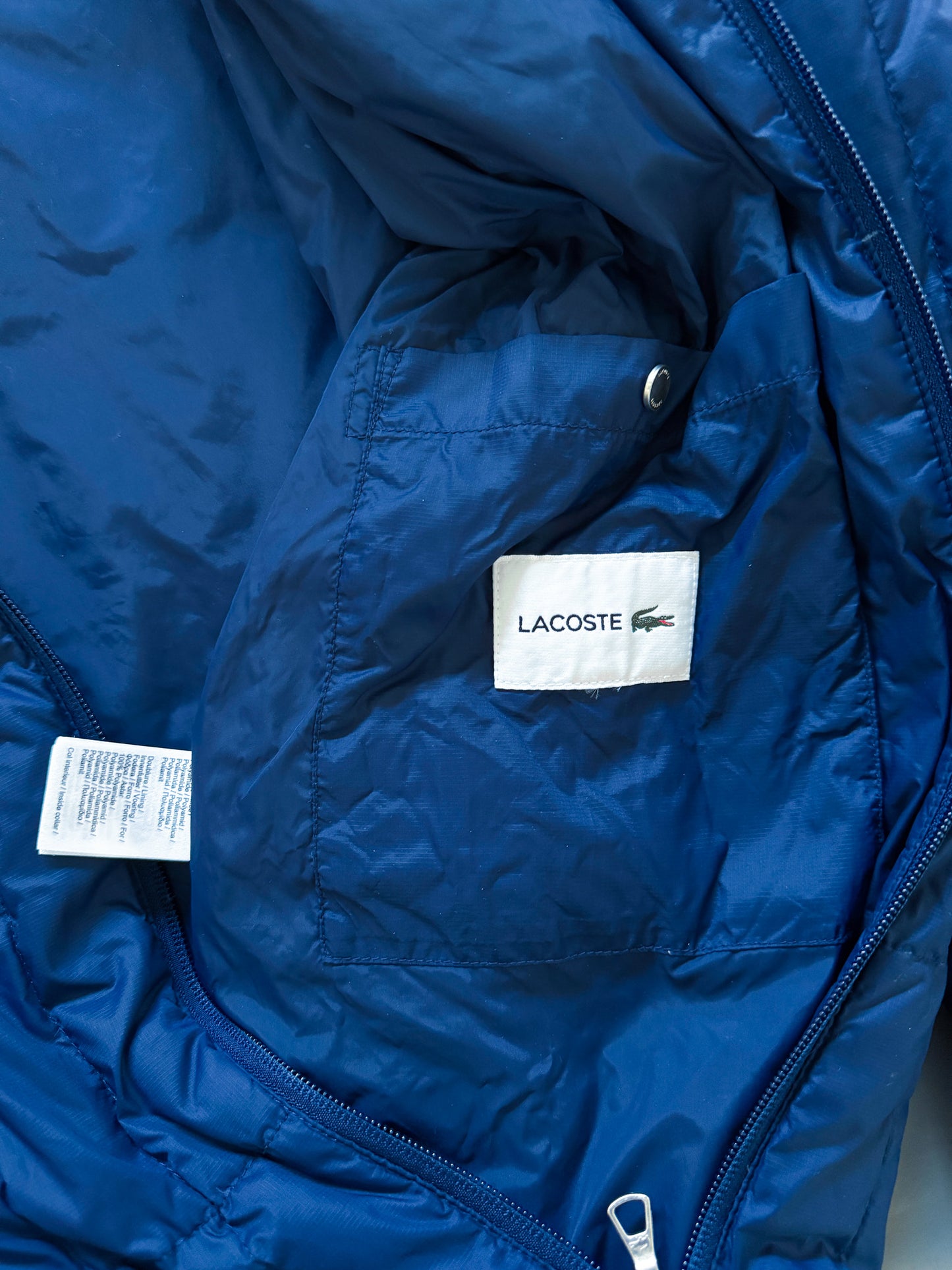 Lacoste Vintage Puffer / Winter Jacket | L