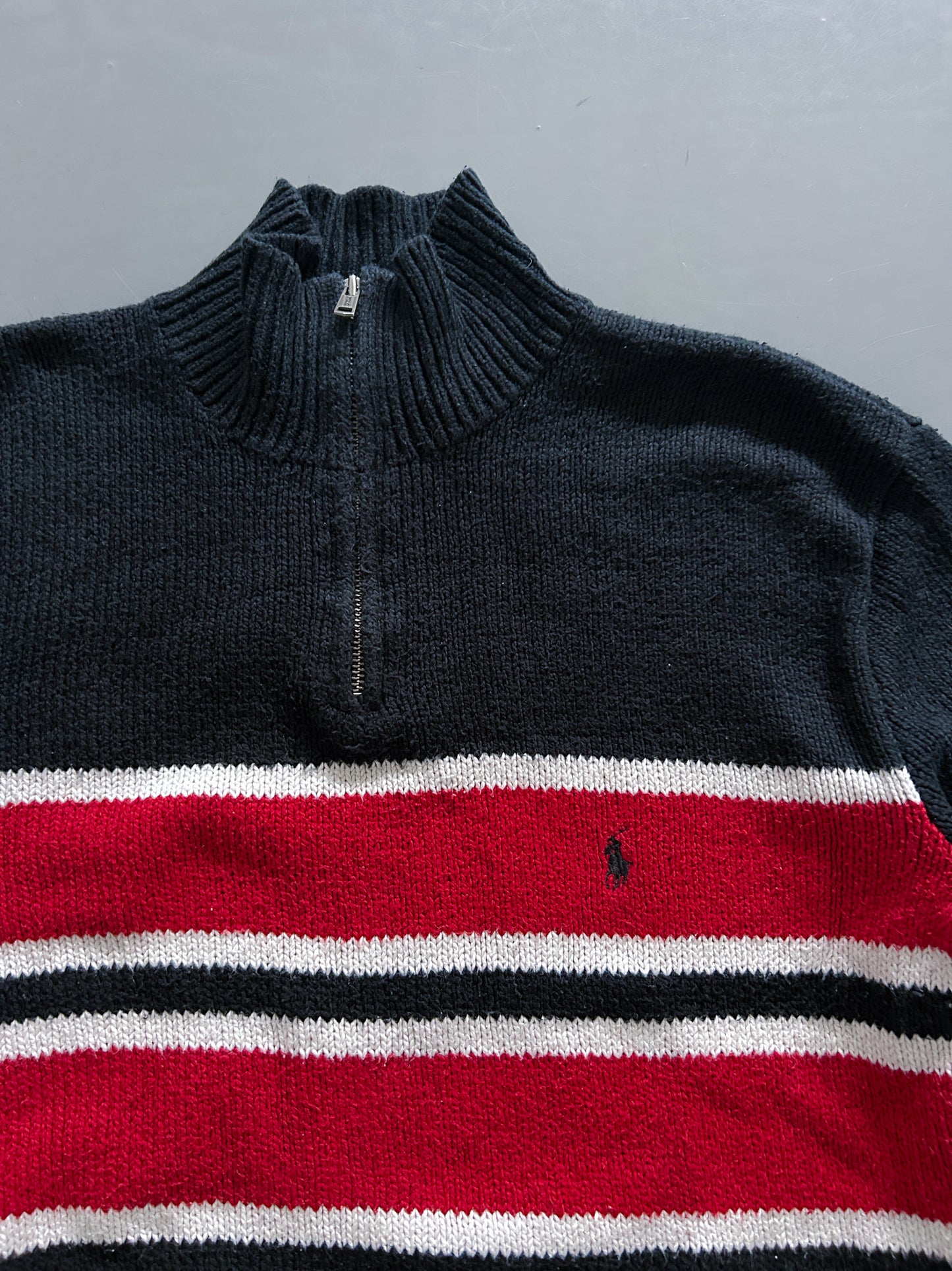 Polo Ralph Lauren Vintage Quarter-Zip Pullover | M