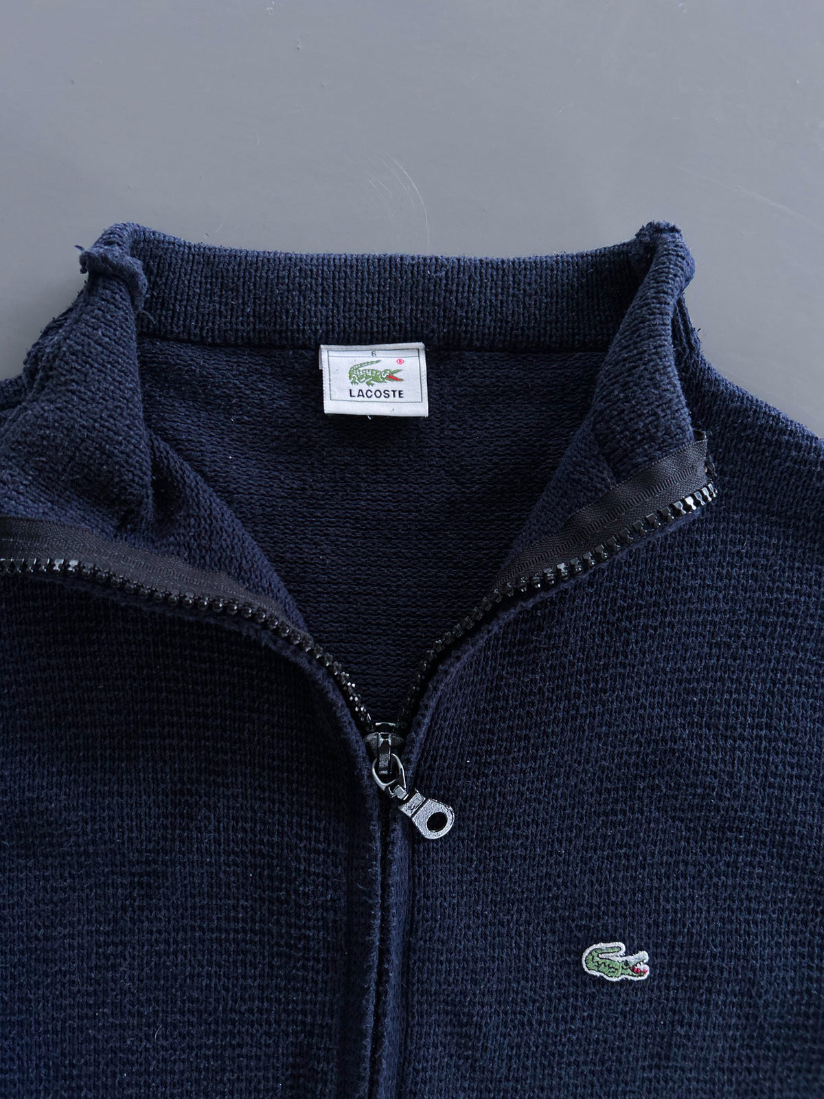 Lacoste Vintage Strickjacke | XL