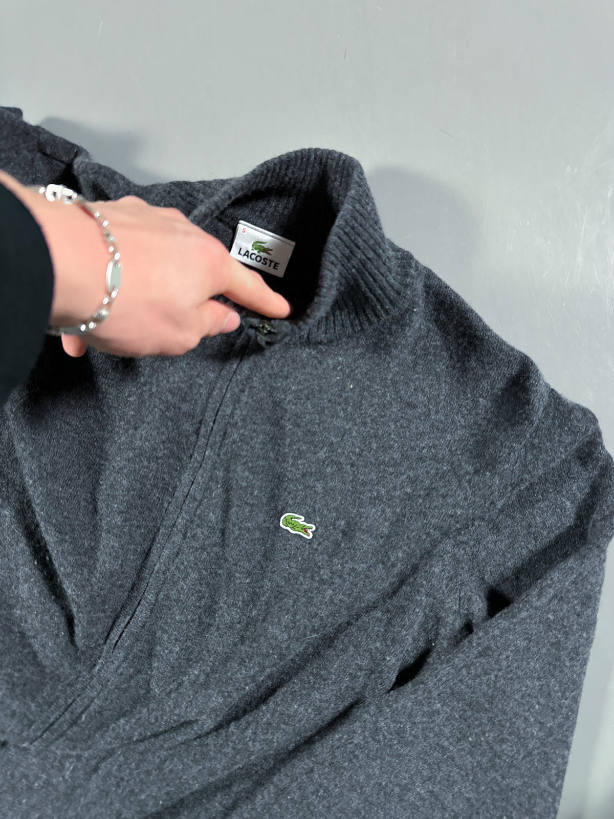 Lacoste Vintage Strickjacke | M