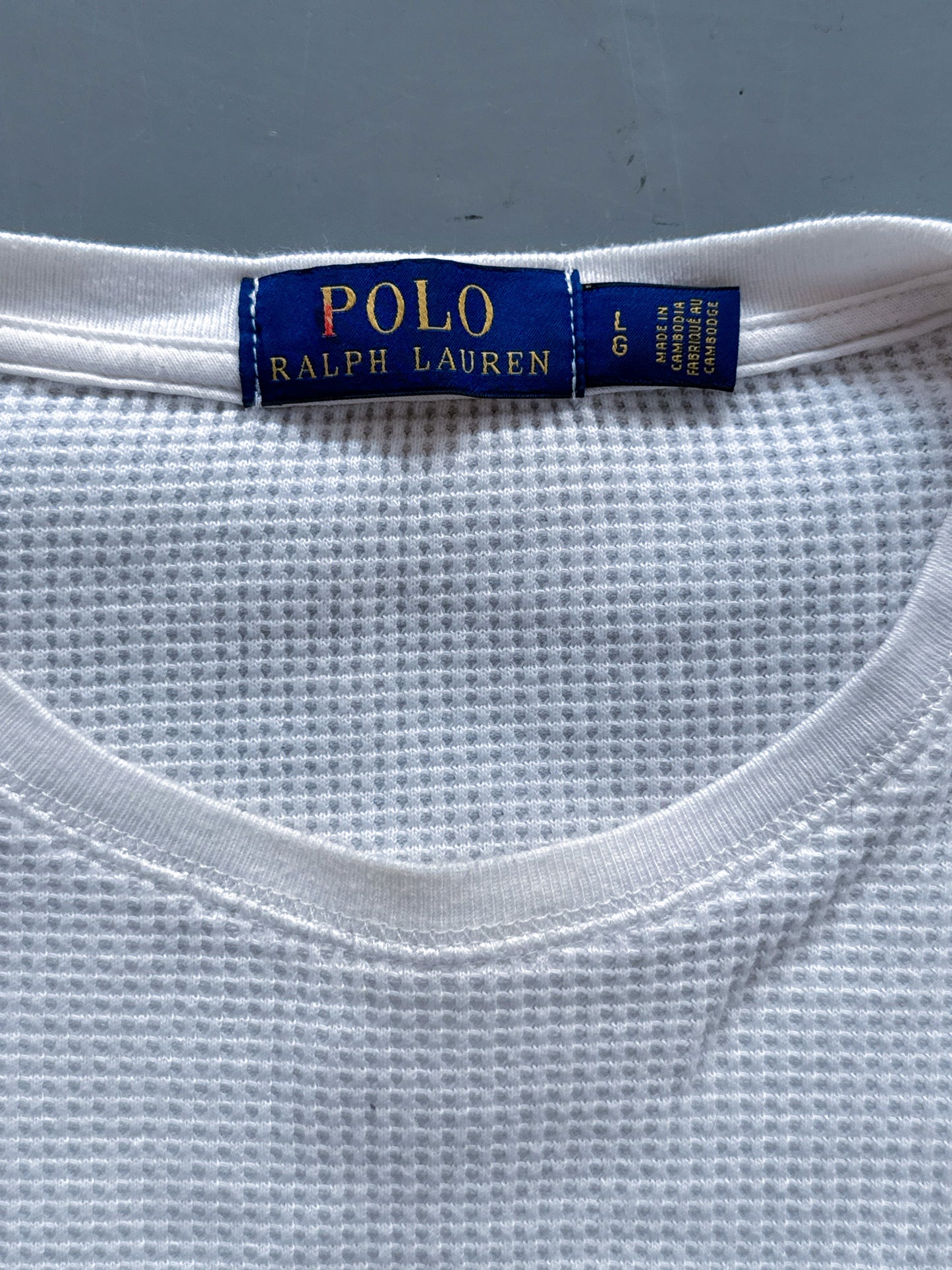 Polo Ralph Lauren Vintage *Waffle* Longlseeve / Pullover | L