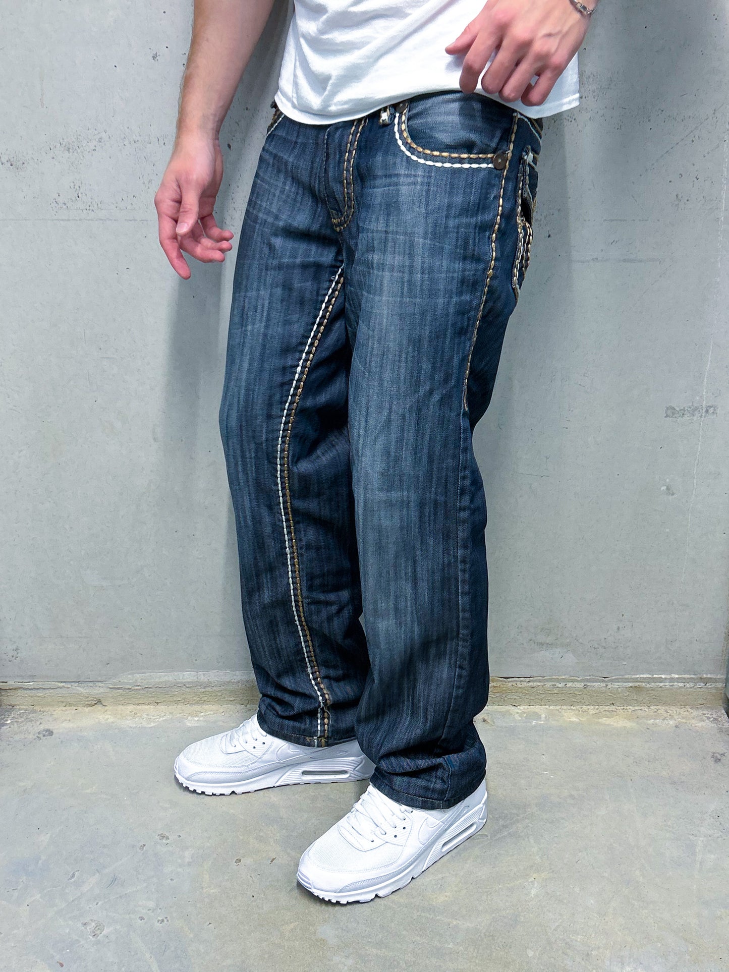 True Religion Vintage Baggy Jeans | Fittet M