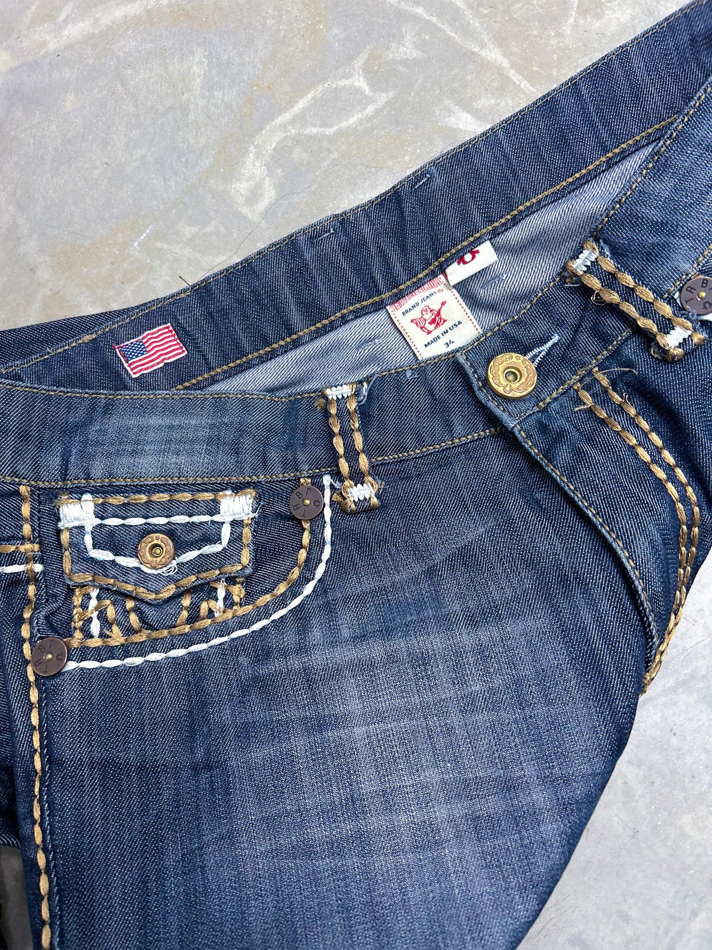 True Religion Vintage Baggy Jeans | Fittet M