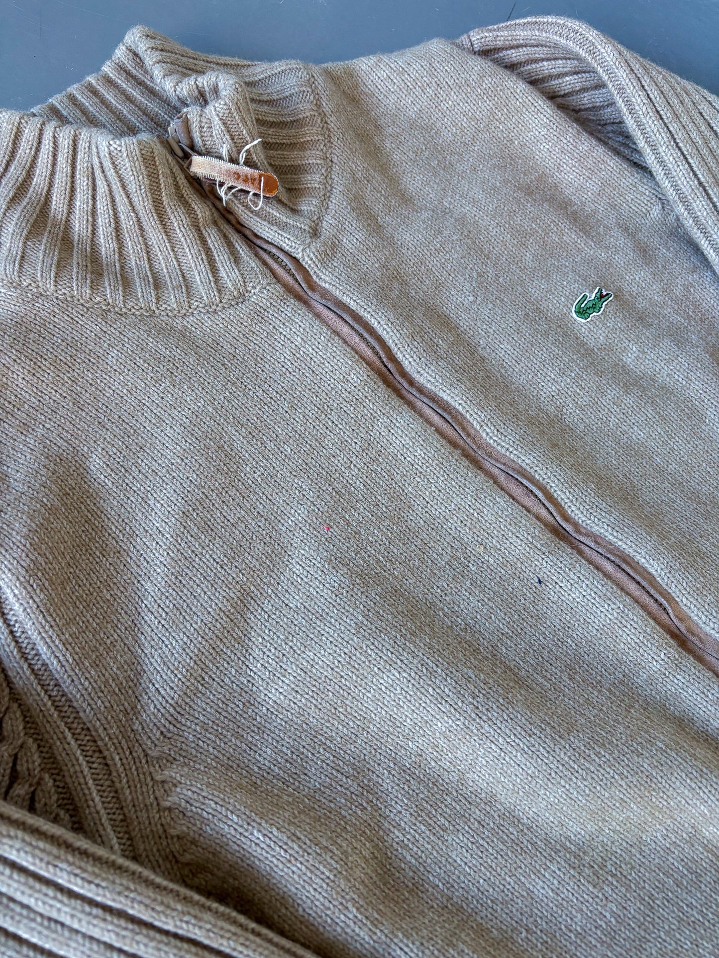 Lacoste Vintage Strickjacke | L