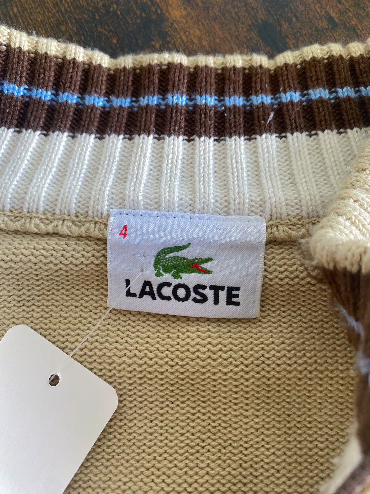 Lacoste Vintage Strickjacke | M