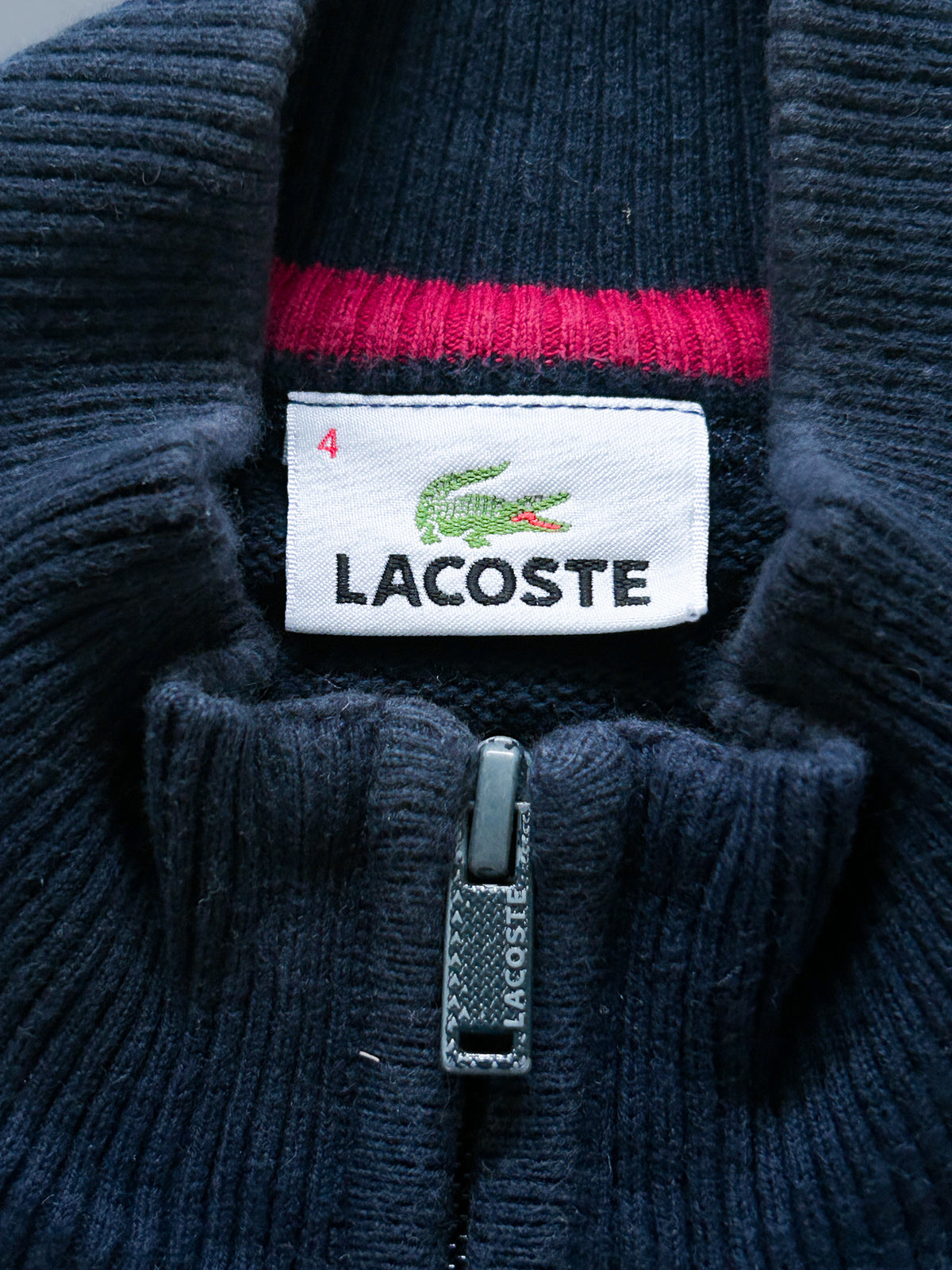 Lacoste Vintage Strickjacke | M