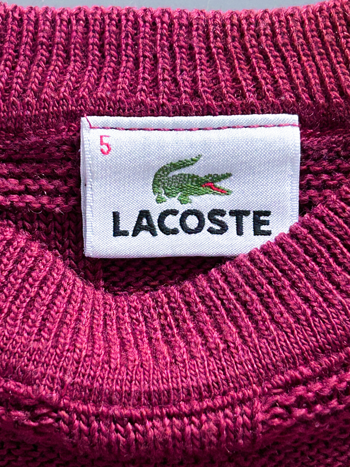 Lacoste Vintage Pullover | M