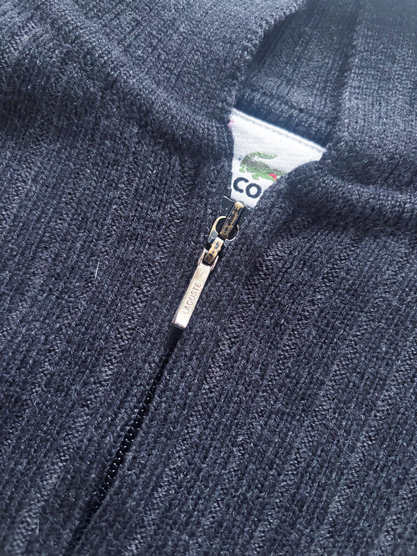 Lacoste Vintage Strickjacke | L