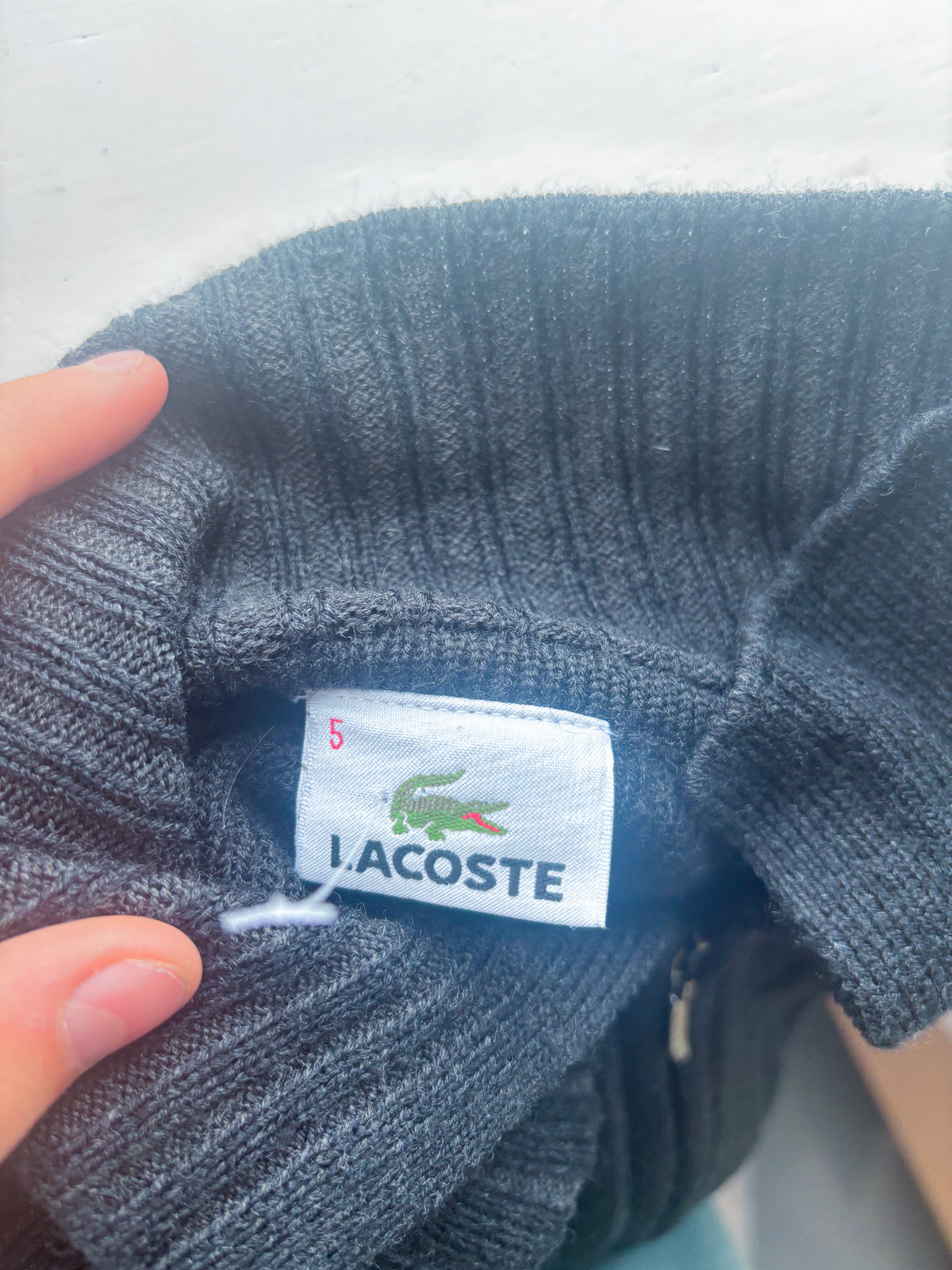 Lacoste Vintage Strickjacke | L