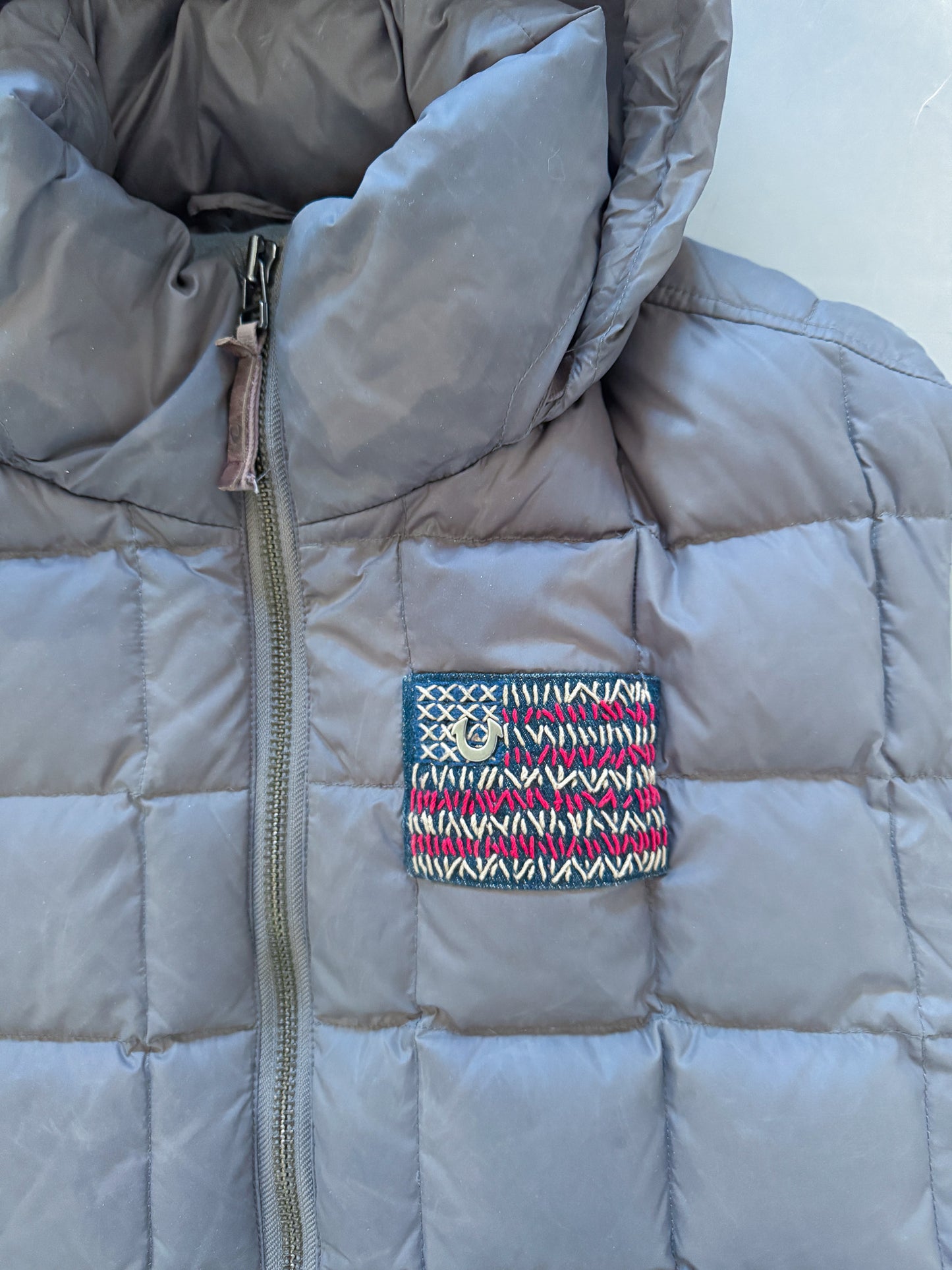 True Religion Y2K Vintage *RARE* Pufferweste | M