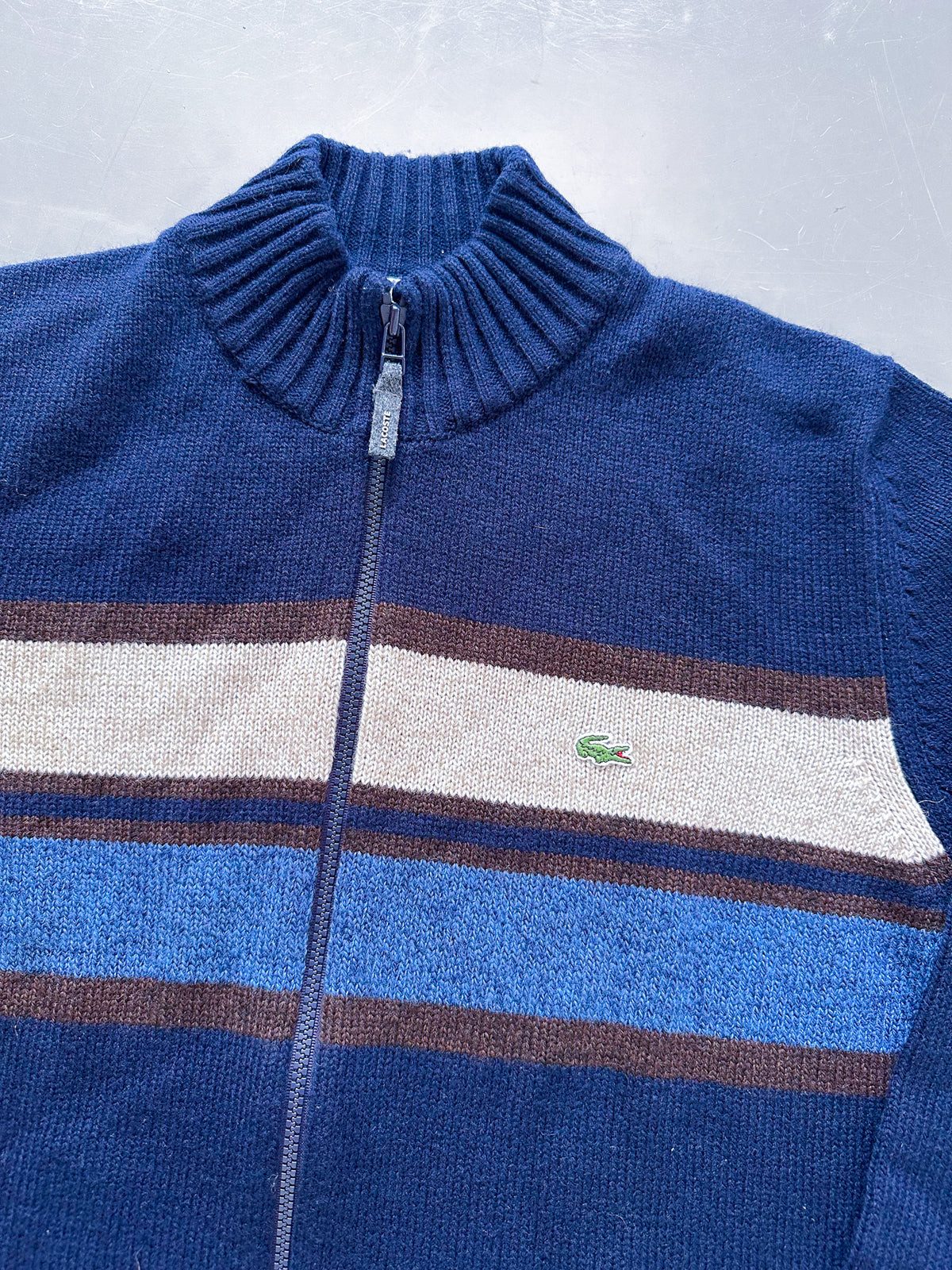 Lacoste Vintage Strickjacke | L