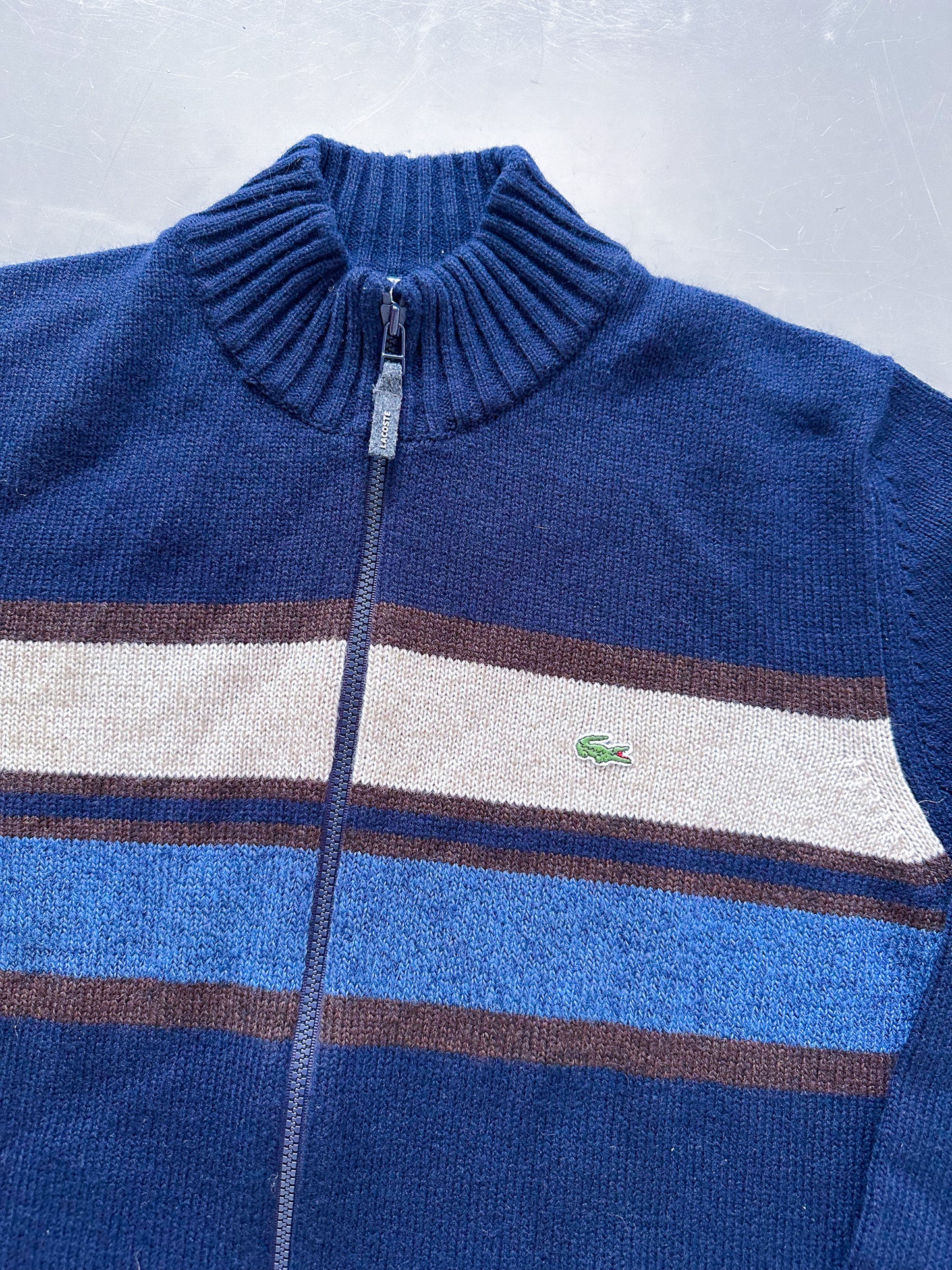 Lacoste Vintage Strickjacke | L