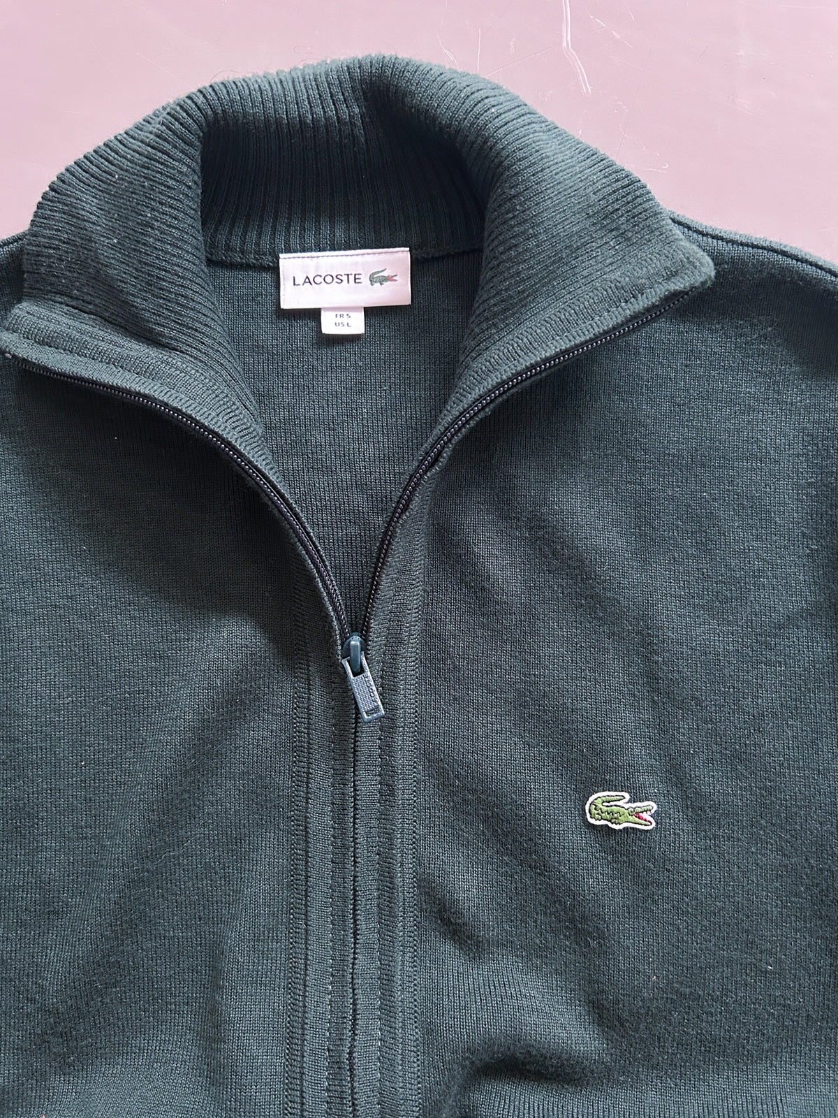 Lacoste Vintage *PREMIUM* Strickjacke | L