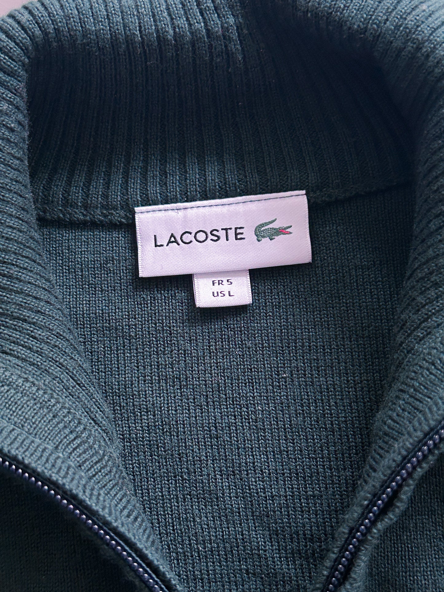 Lacoste Vintage *PREMIUM* Strickjacke | L