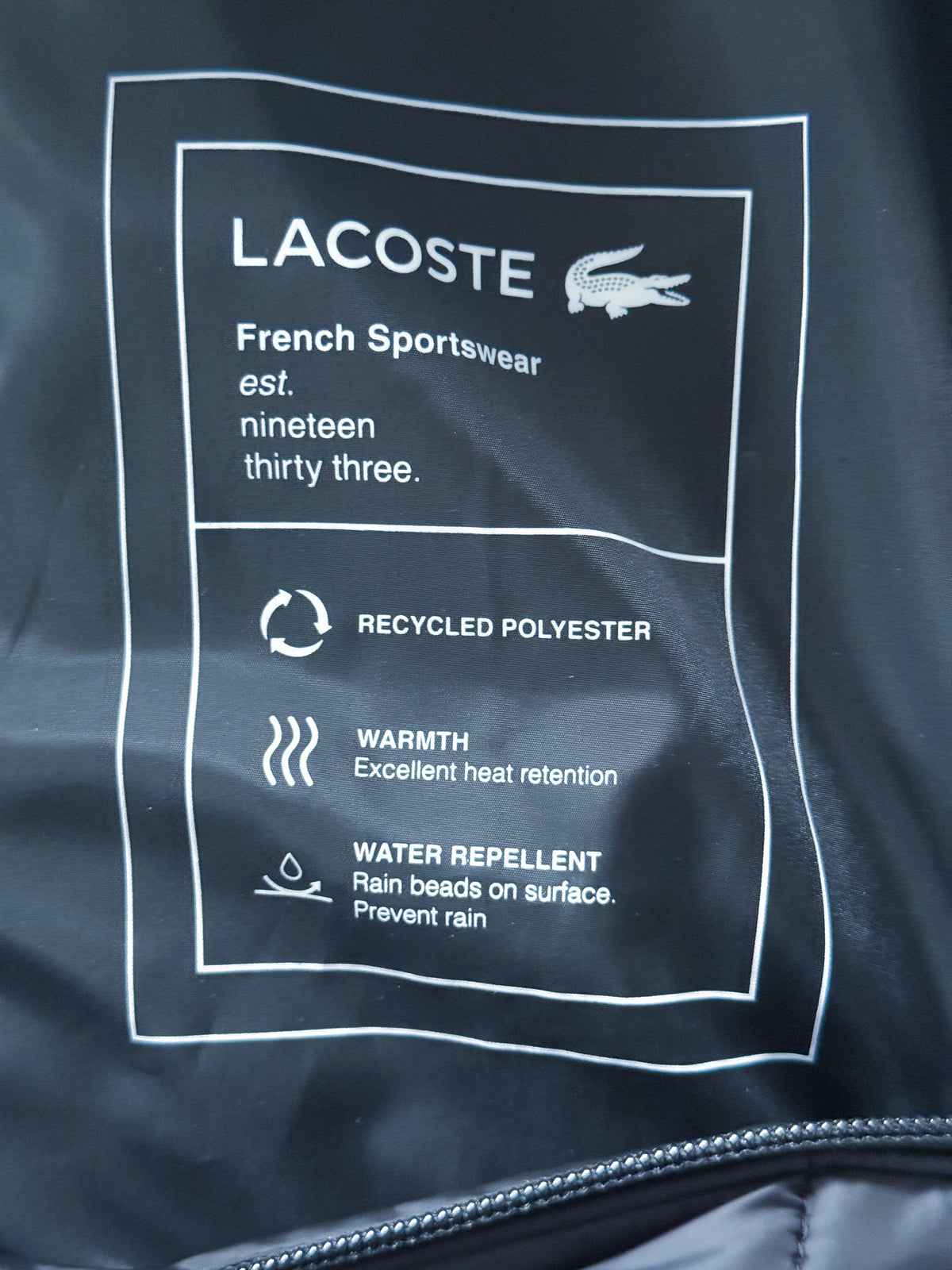 Lacoste Vintage Puffer / Winter Jacket | M