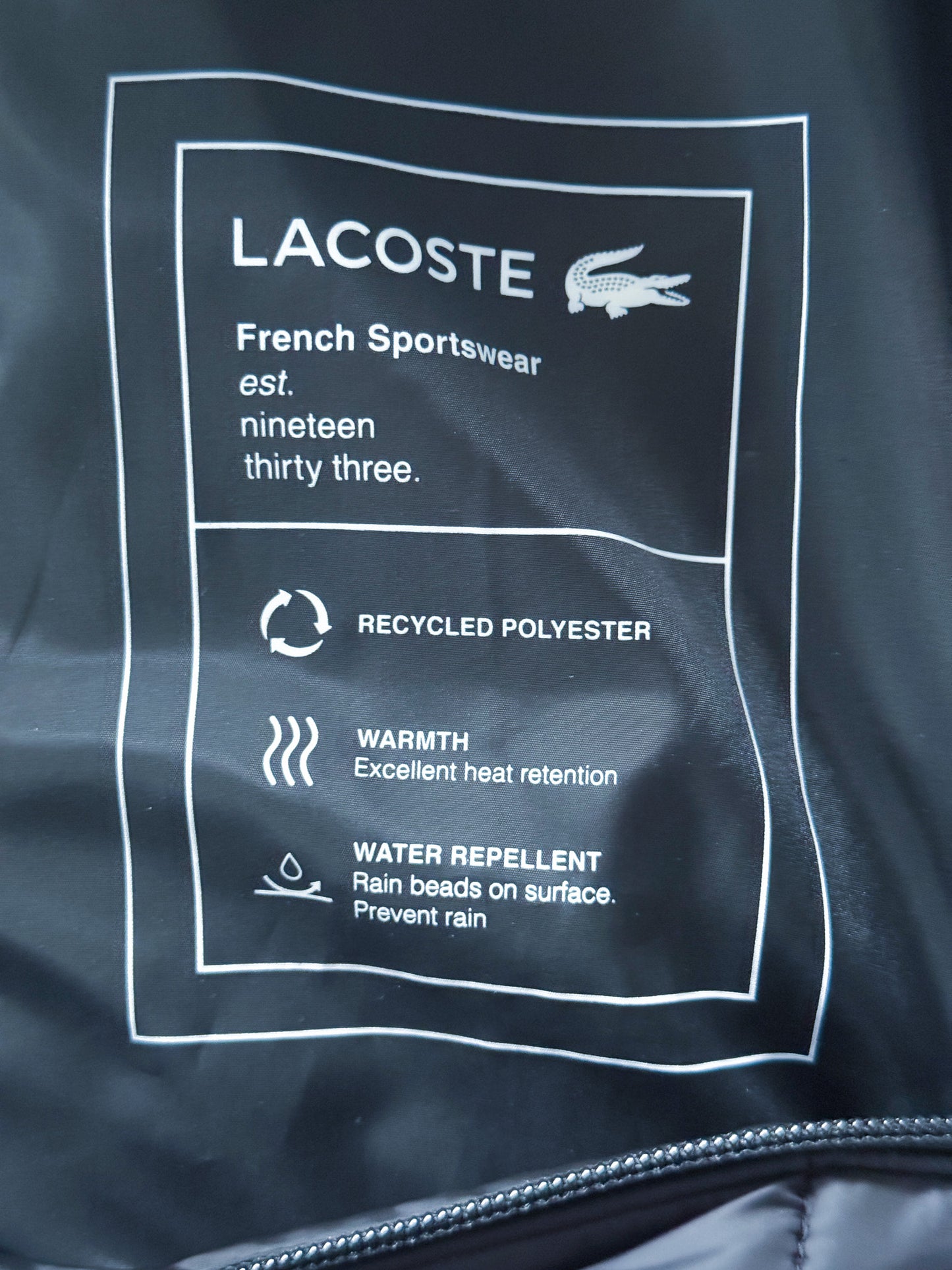 Lacoste Vintage Puffer / Winter Jacket | M