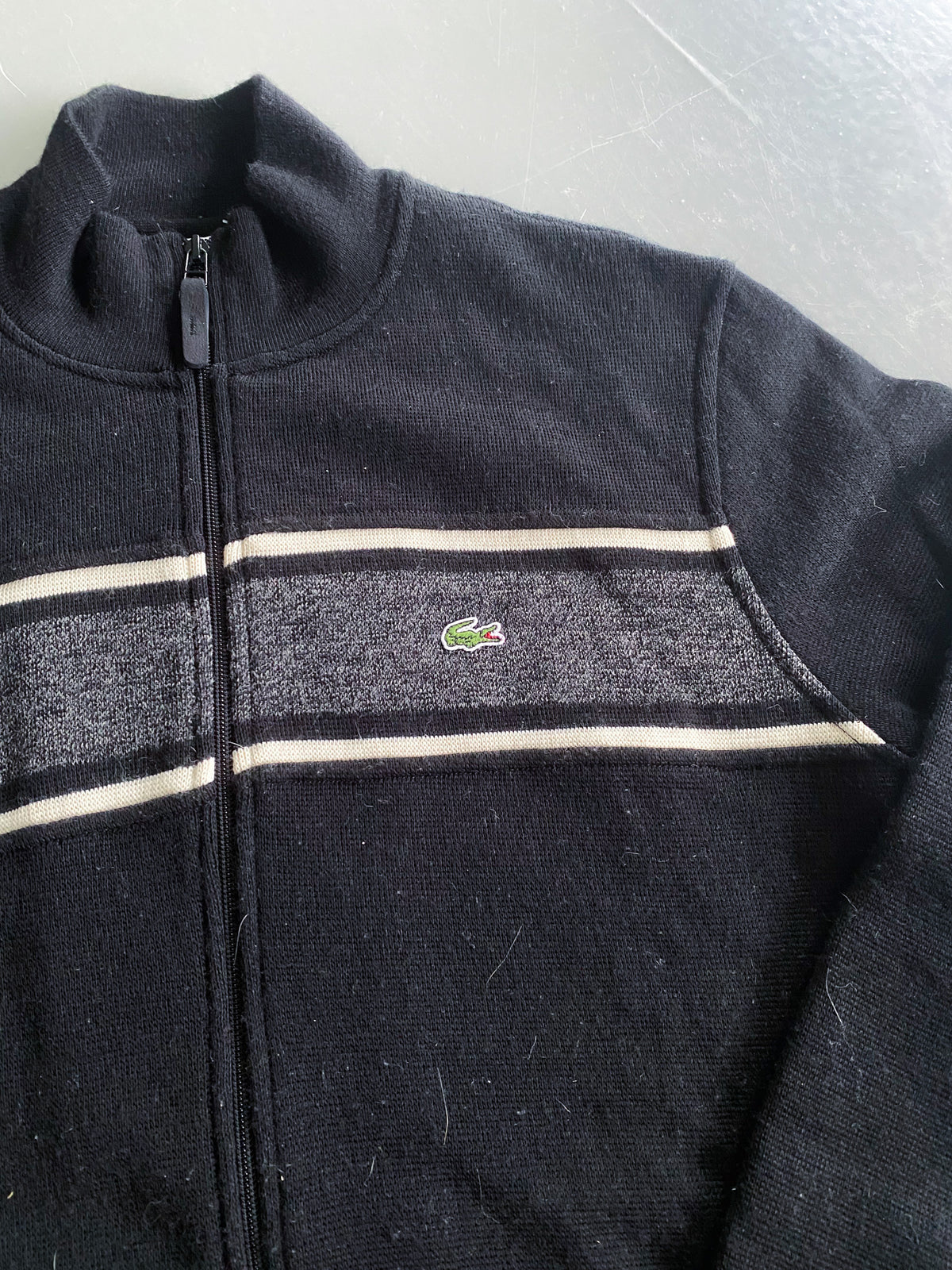Lacoste Vintage Strickjacke | XL