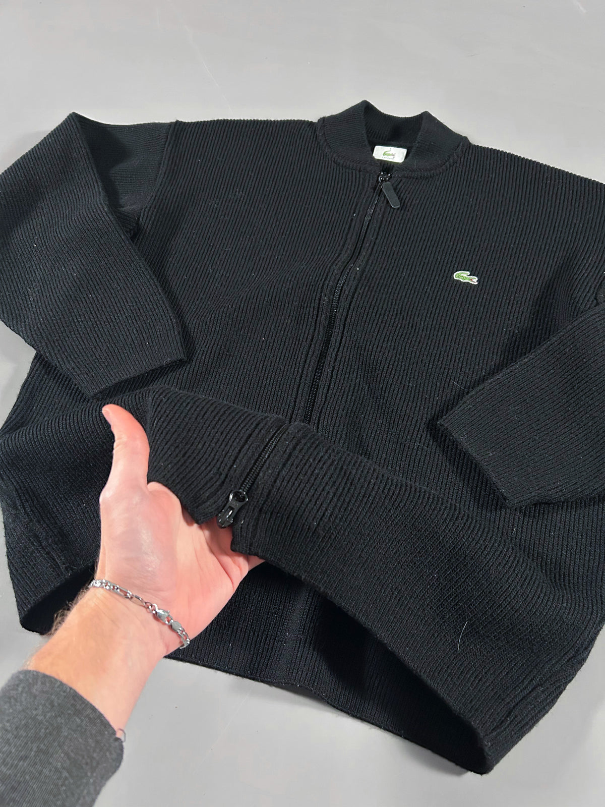 Lacoste Vintage *PREMIUM* Strickjacke | L