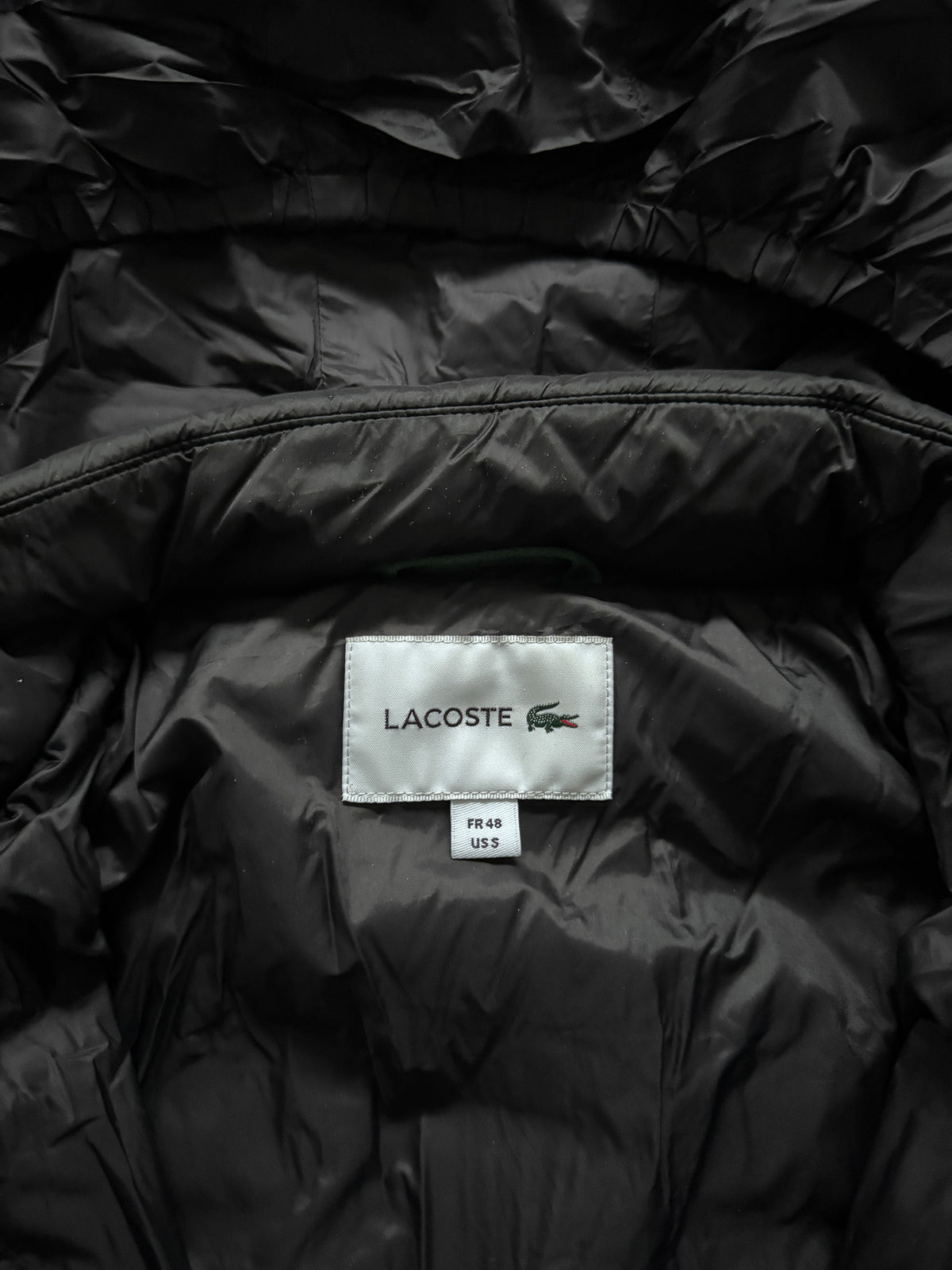 Lacoste Vintage Puffer / Winter Jacket | S