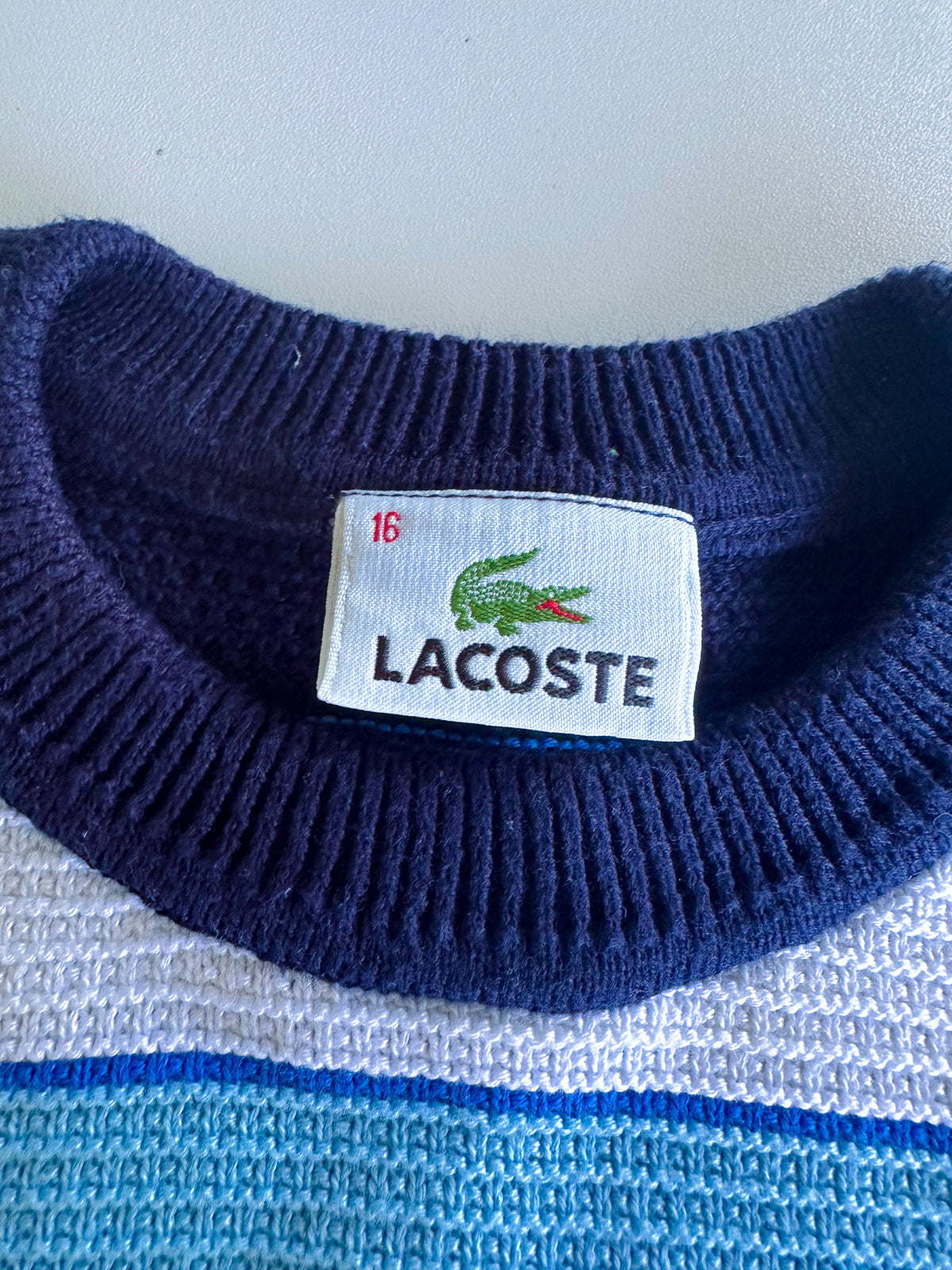 Lacoste Vintage *PREMIUM* Pullover | S