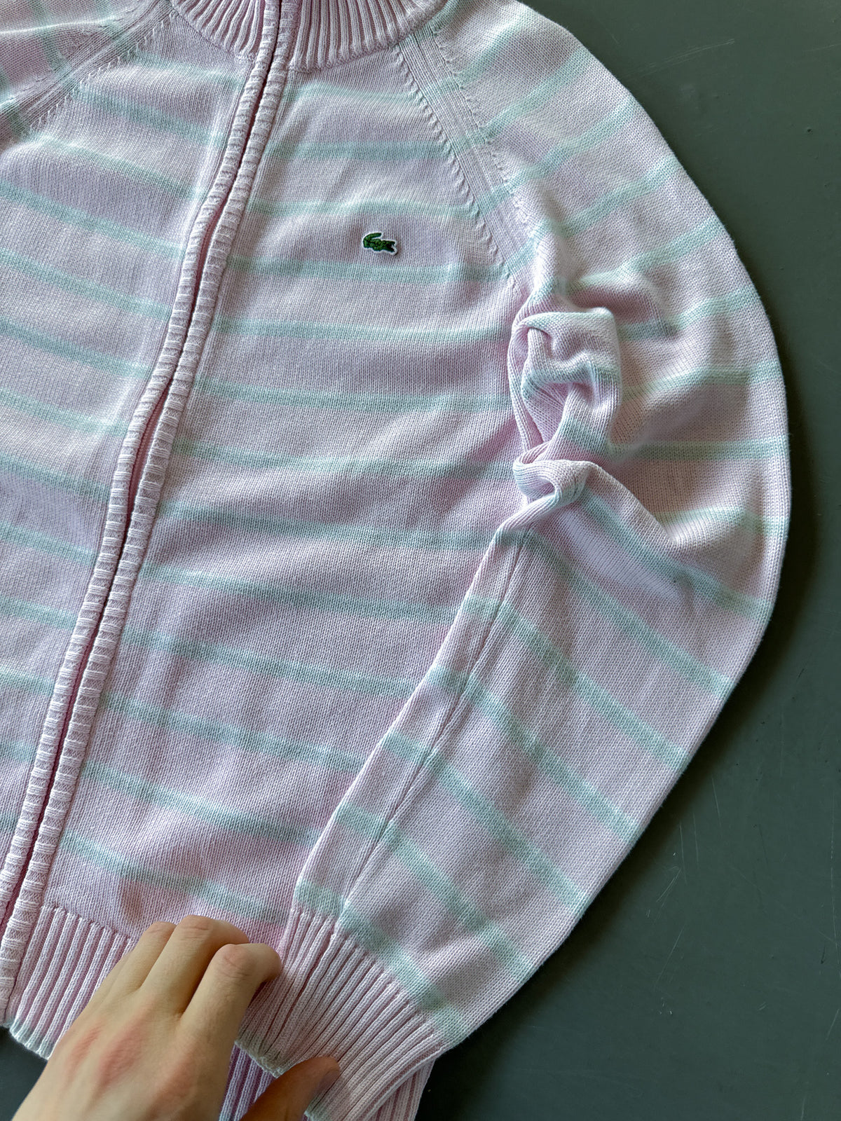 Lacoste Vintage *PREMIUM* Strickjacke | S