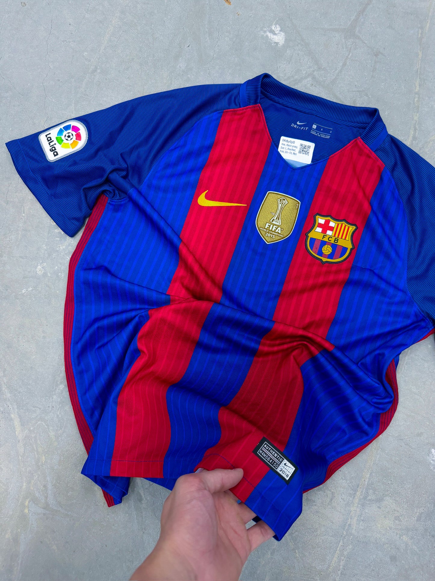 Nike x Barca Vintage World Champion Jersey "Neymar" | L