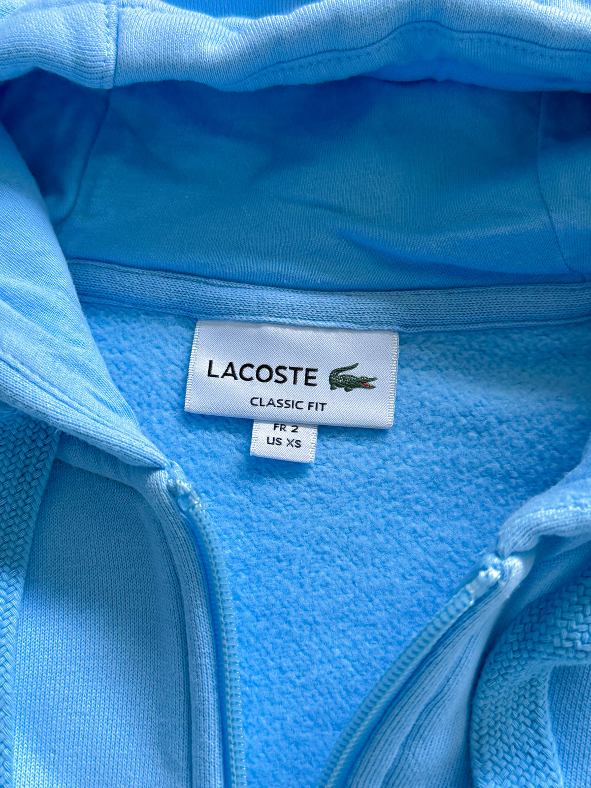 Lacoste Vintage *Babyblue* Sweatjacke | XS