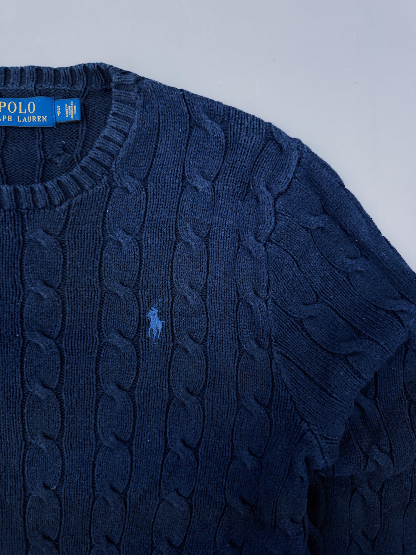 Polo Ralph Lauren Vintage *Cable Knit* Pullover | S