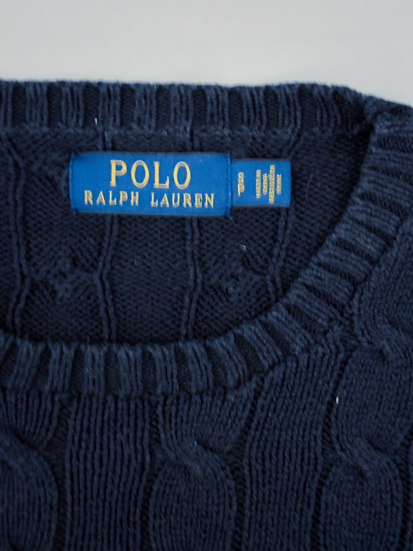 Polo Ralph Lauren Vintage *Cable Knit* Pullover | S