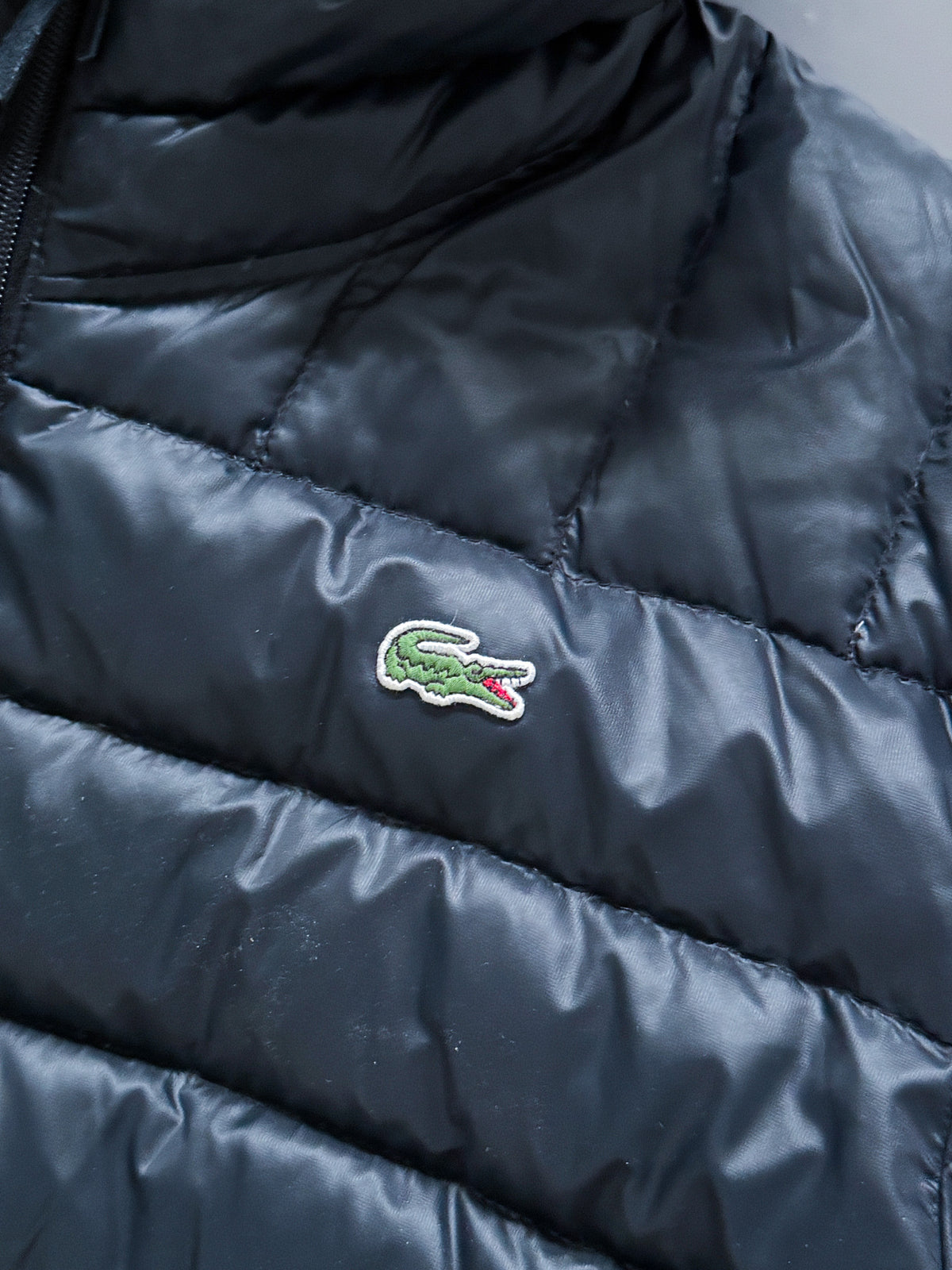Lacoste Vintage Puffer / Winter Jacket | L