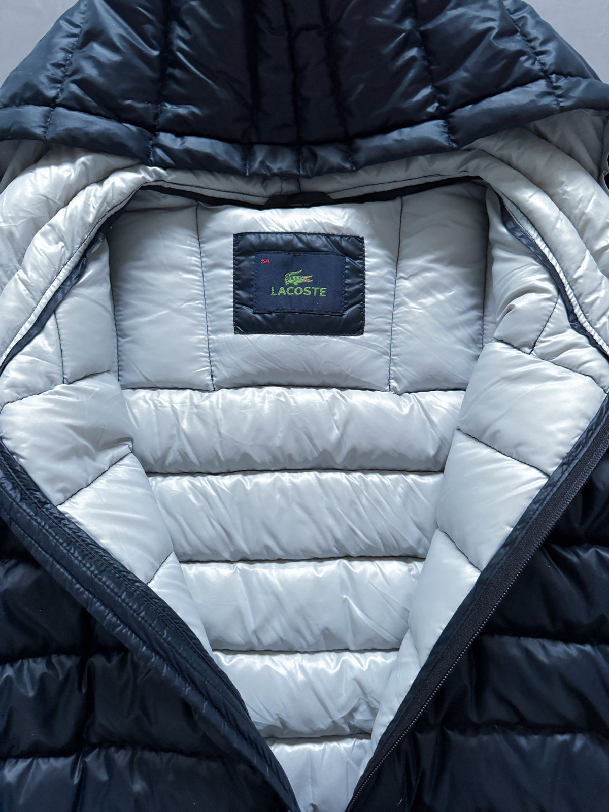 Lacoste Vintage Puffer / Winter Jacket | L