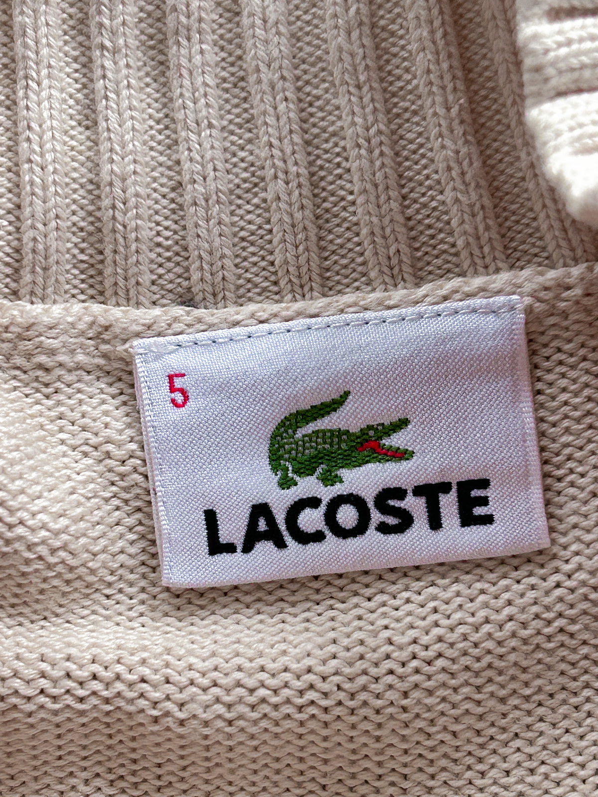 Lacoste Vintage Strickjacke | L