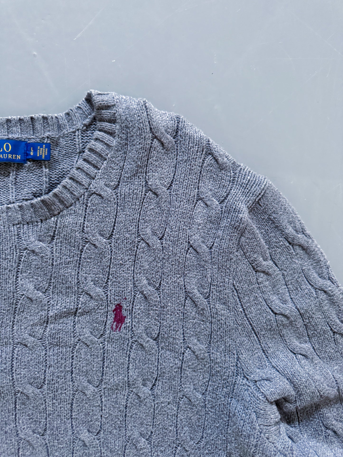 Polo Ralph Lauren Vintage *Cable Knit* Pullover | L