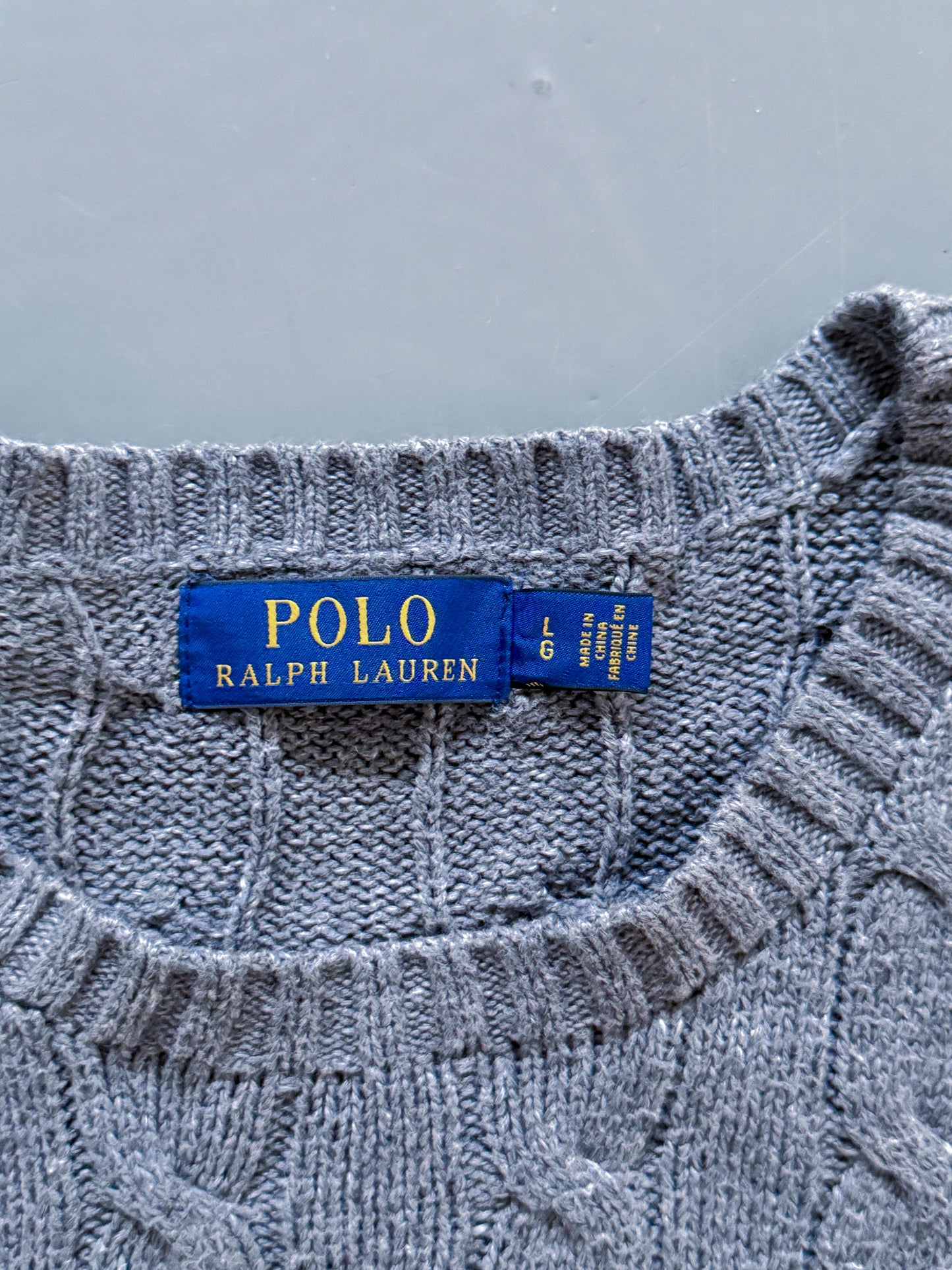 Polo Ralph Lauren Vintage *Cable Knit* Pullover | L